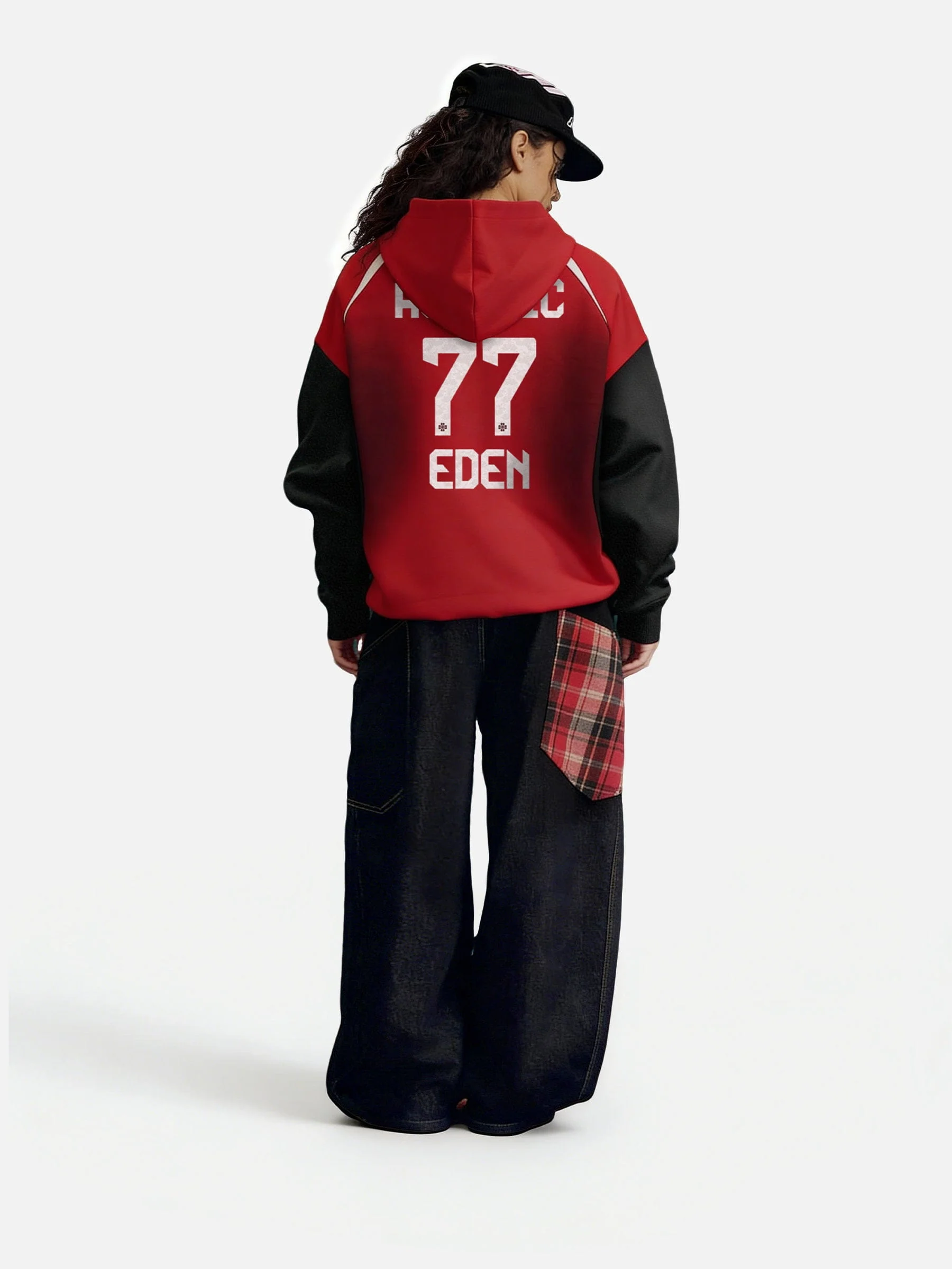 Aelfric Eden 77 Color Blocking Pullover Hoodie - Image 3
