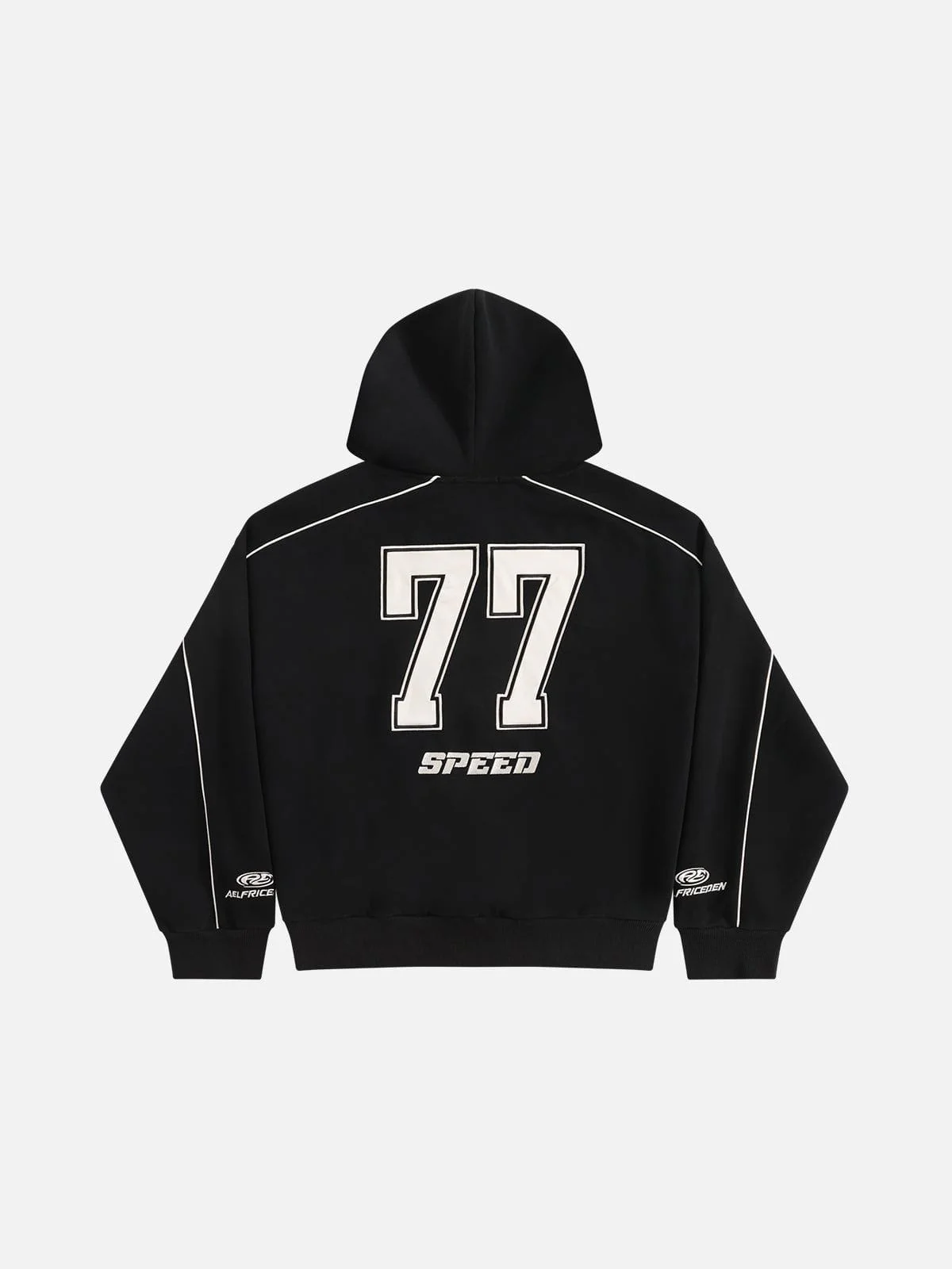 Aelfric Eden Oversized Applique 77 Pullover Hoodie - Image 5