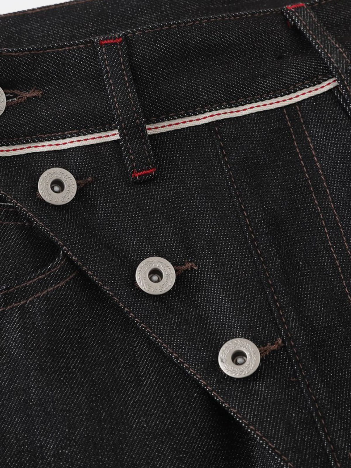 Aelfric Eden Asymmetrical Button Jeans - Image 4