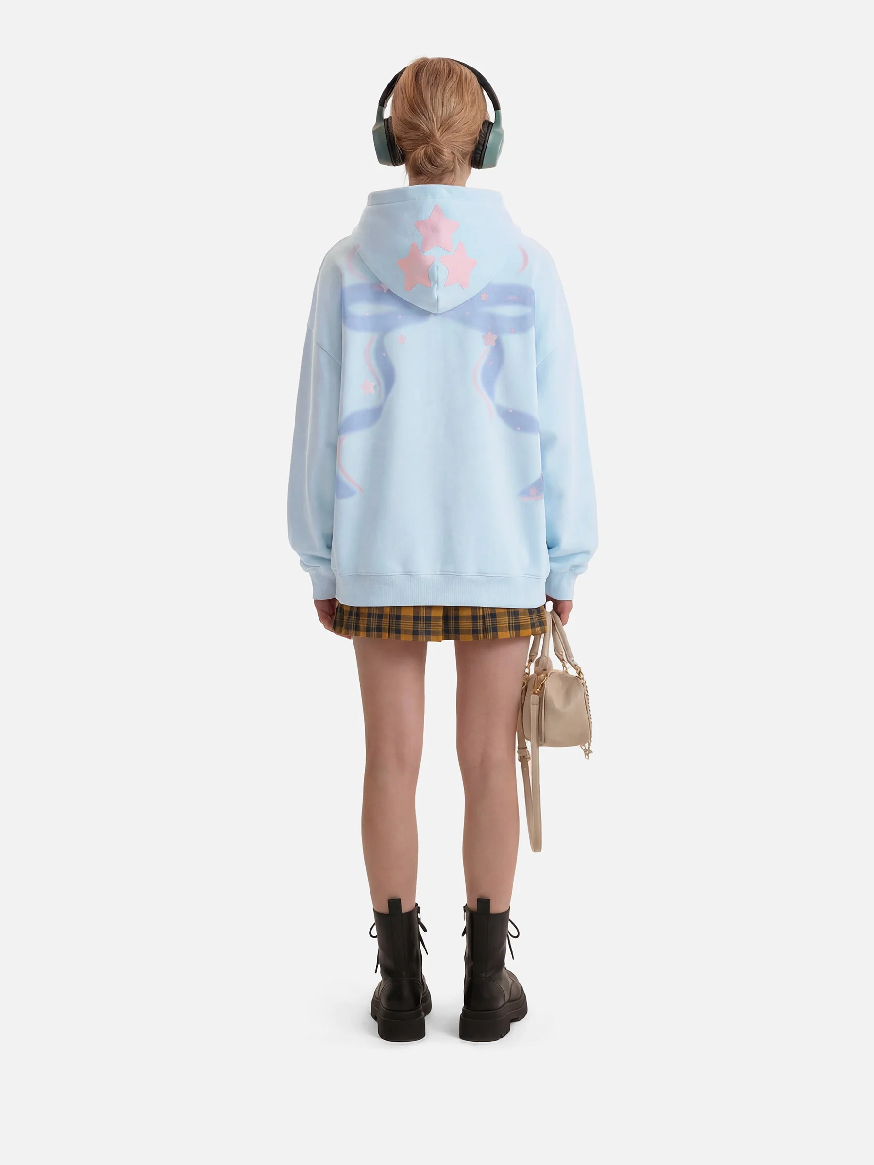 Aelfric Eden Oversized Blurring Bow Hoodie - Image 3