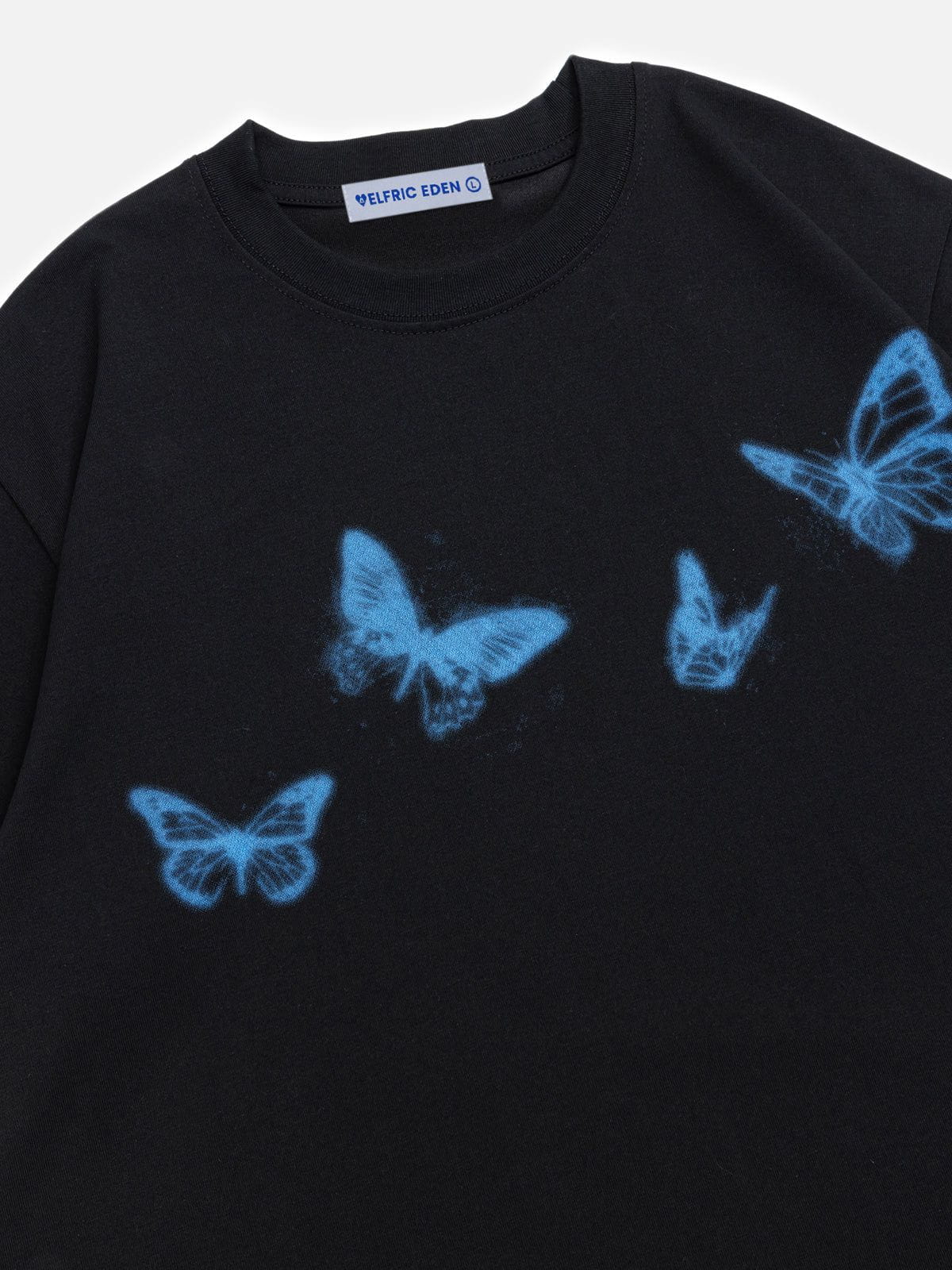 Aelfric Eden Blurring Butterfly Print Tee - Image 4