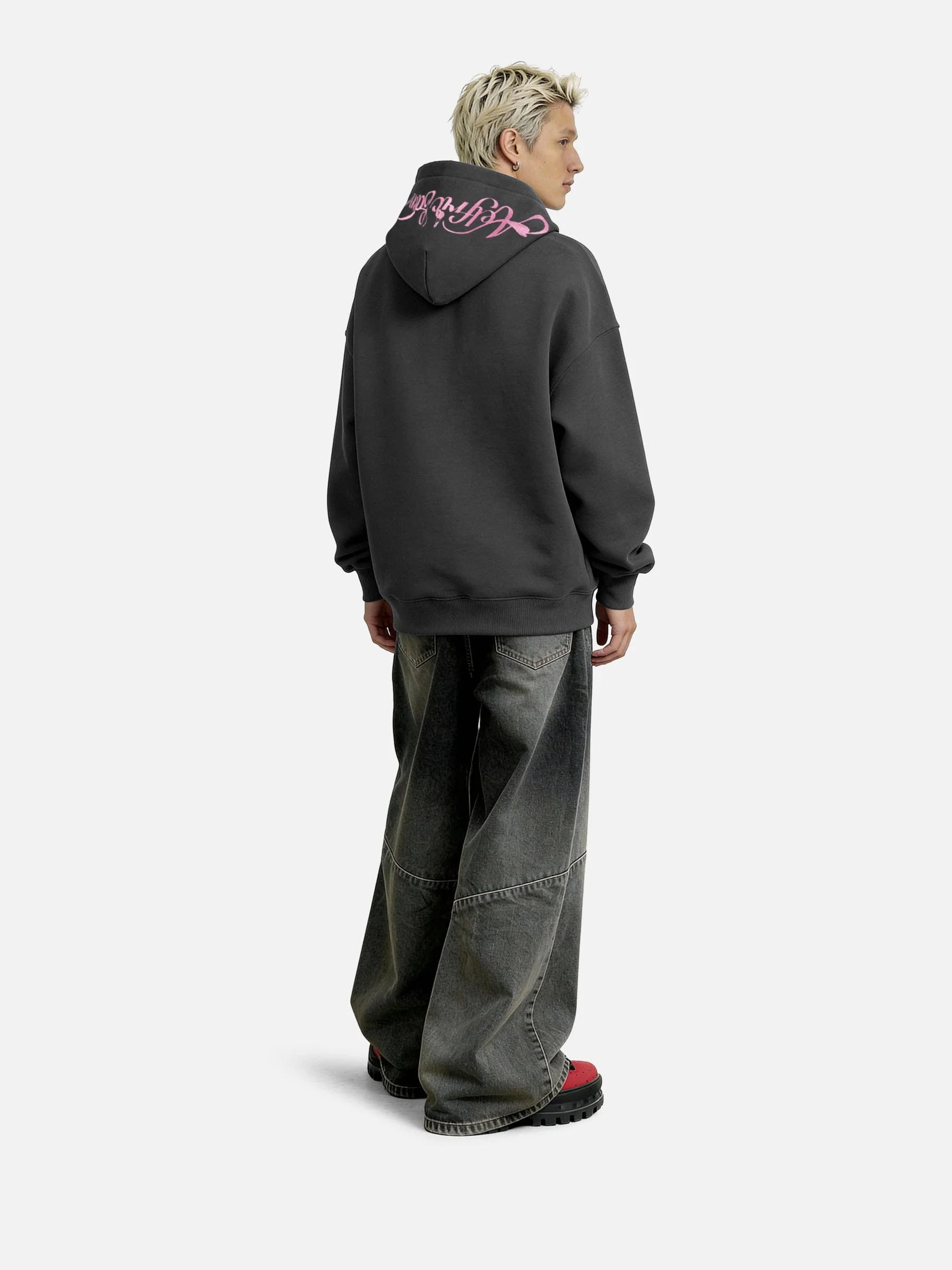 Aelfric Eden Oversized Cherry Pattern Pullover Hoodie - Image 3