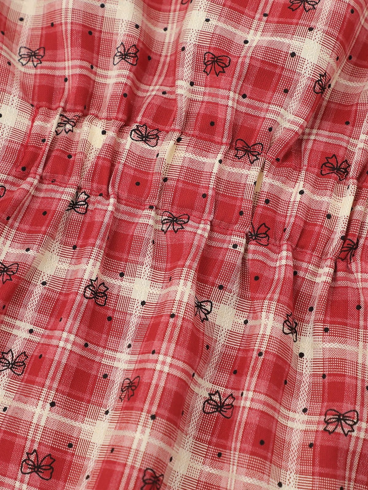 Aelfric Eden Bow Plaid Short Sleeve Shirt - Image 6