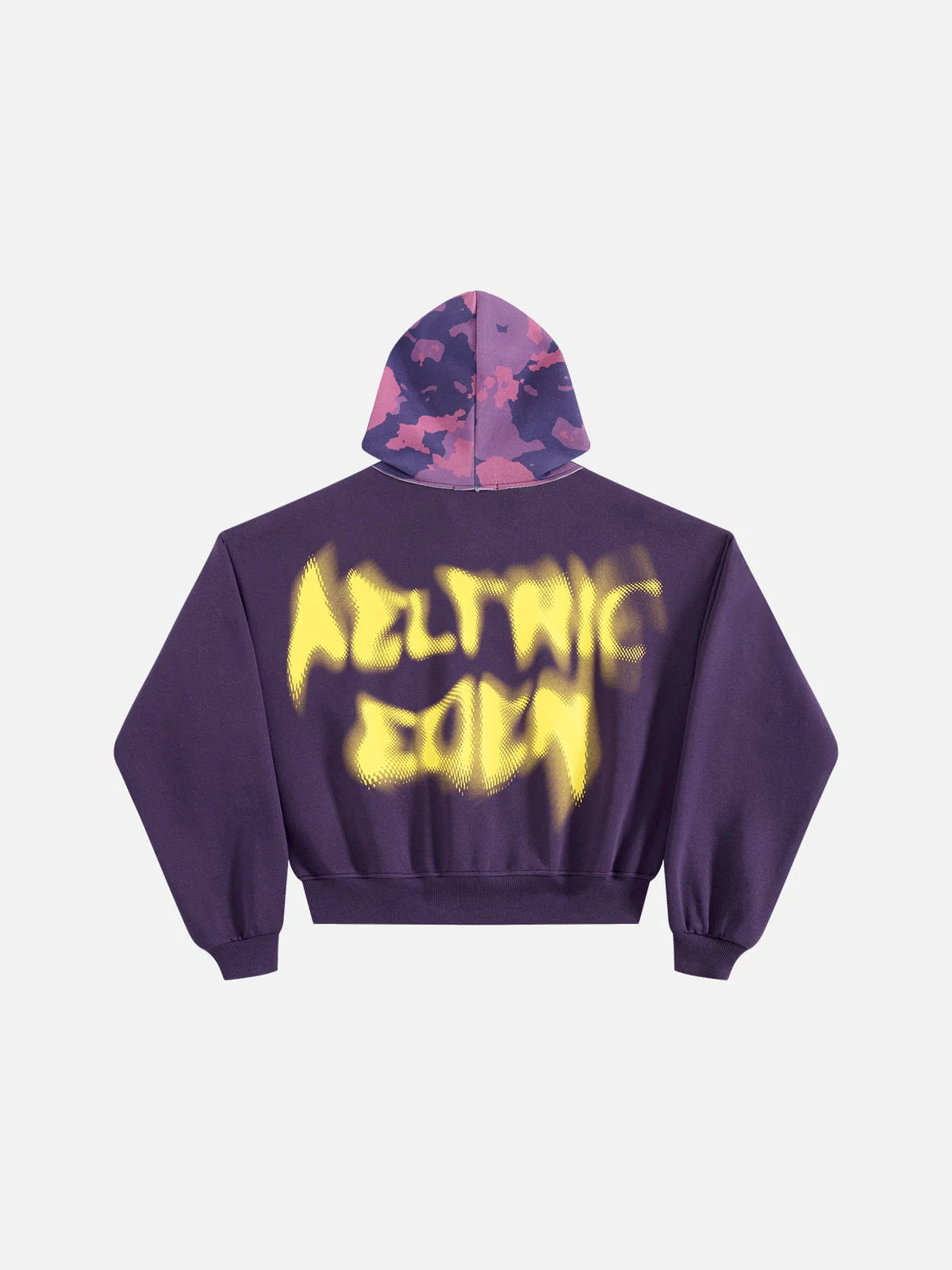 Aelfric Eden Boxy CAMO Hood Zip Up Hoodie - Image 4