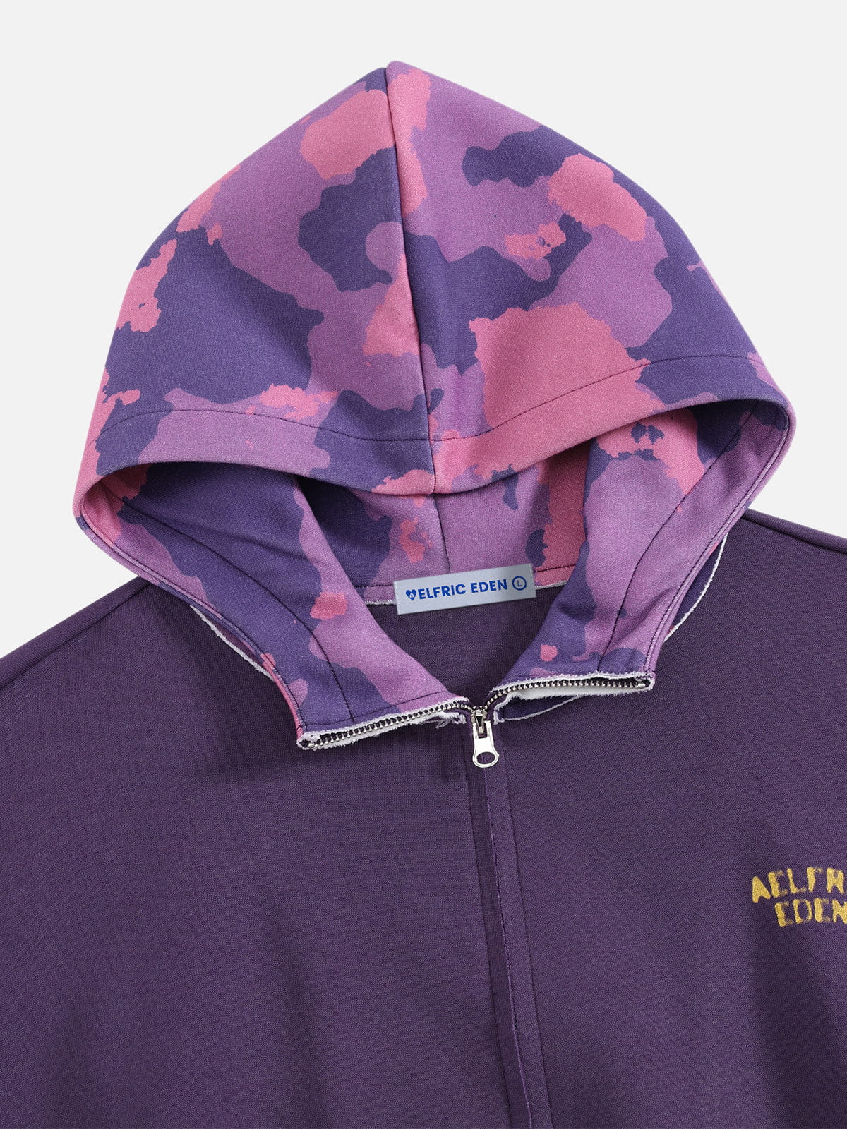 Aelfric Eden Boxy CAMO Hood Zip Up Hoodie - Image 5