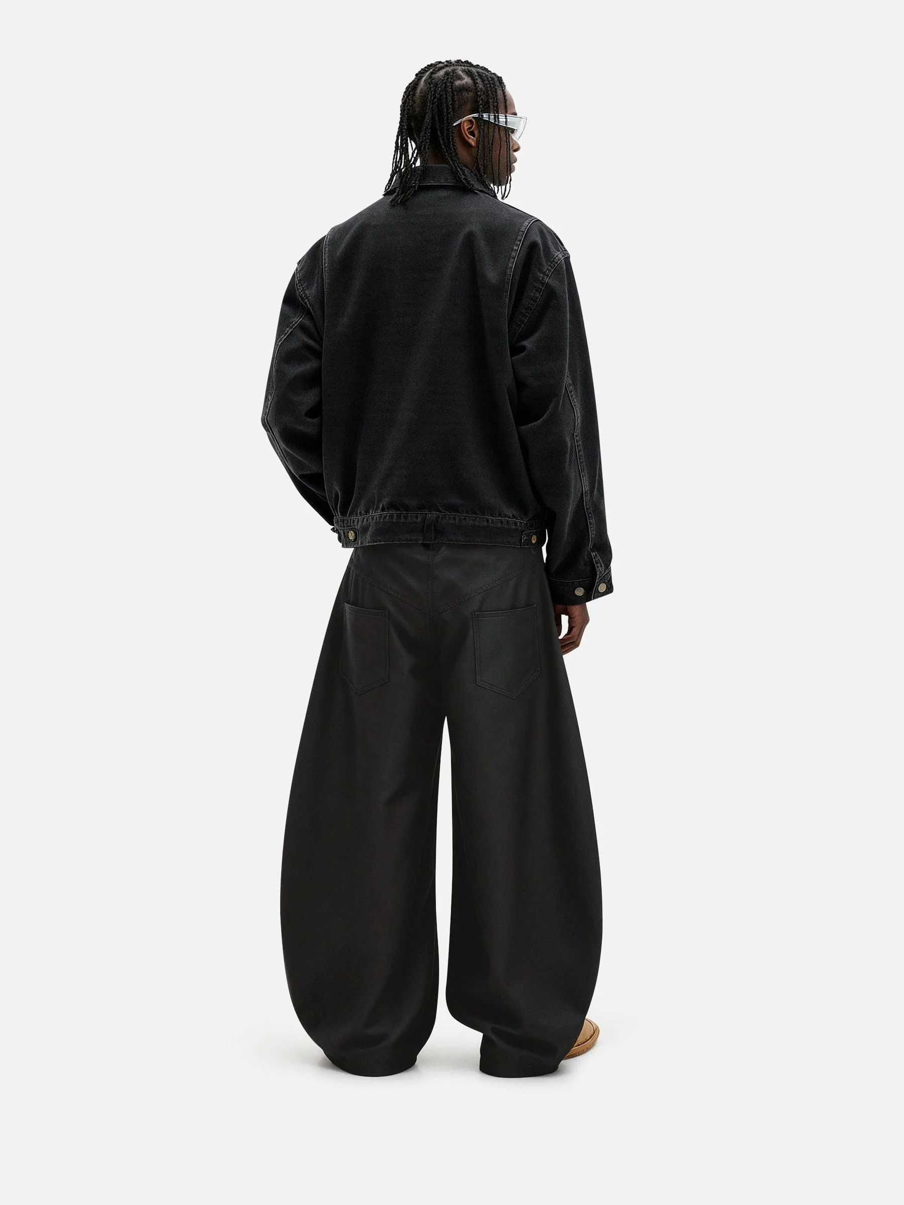 Aelfric Eden Baggy Barrel Button Pants - Image 4