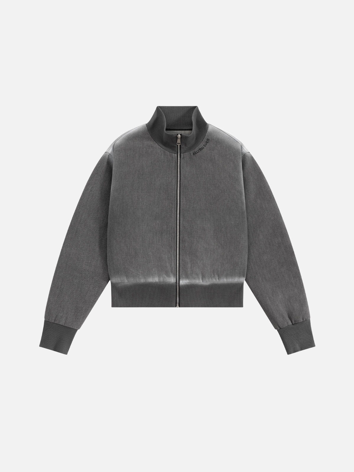 Aelfric Eden Cropped Denim Zip Up Jacket - Image 2