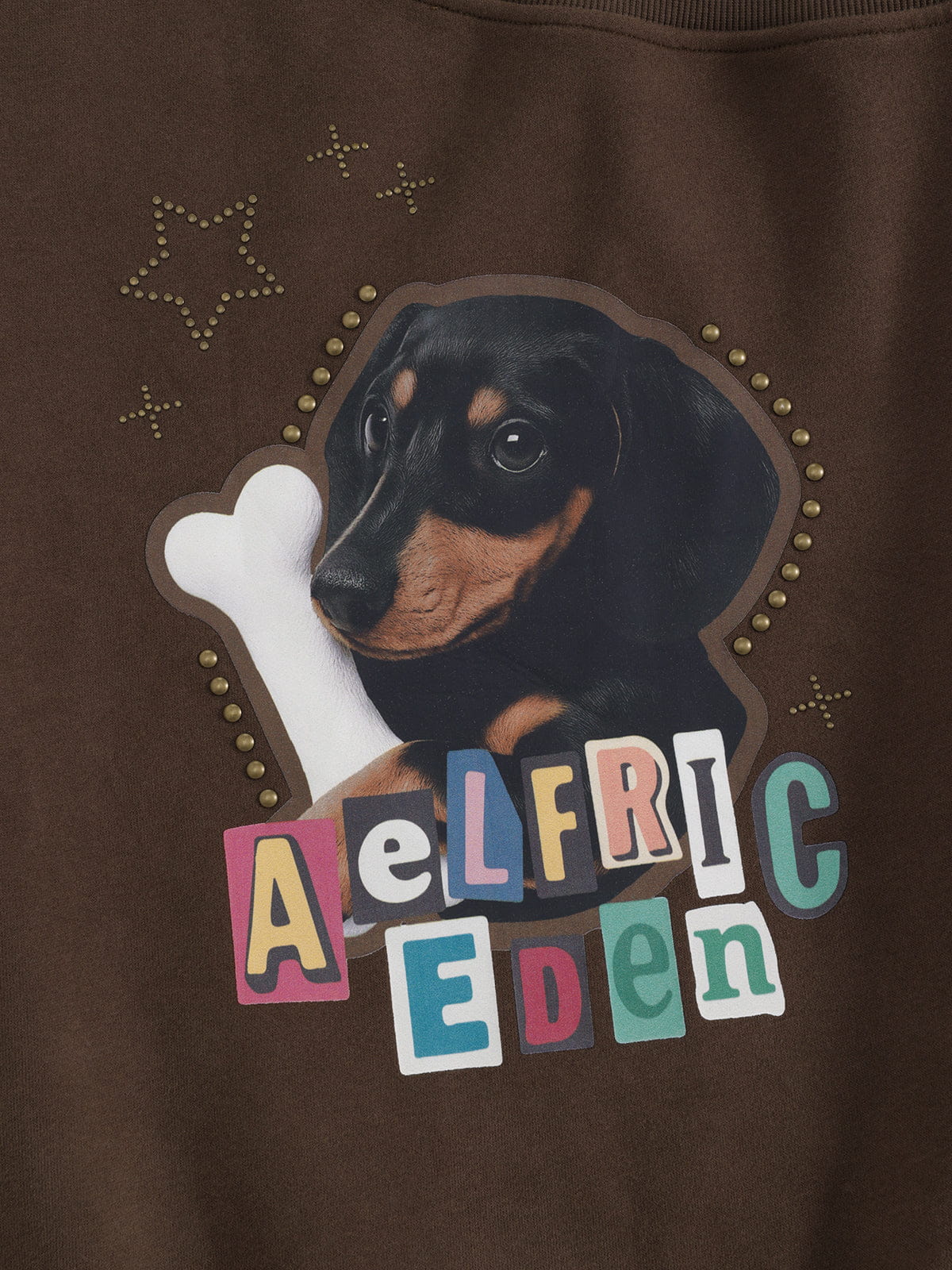 Aelfric Eden Dachshund Off-The-Shoulder Sweatshirt - Image 4