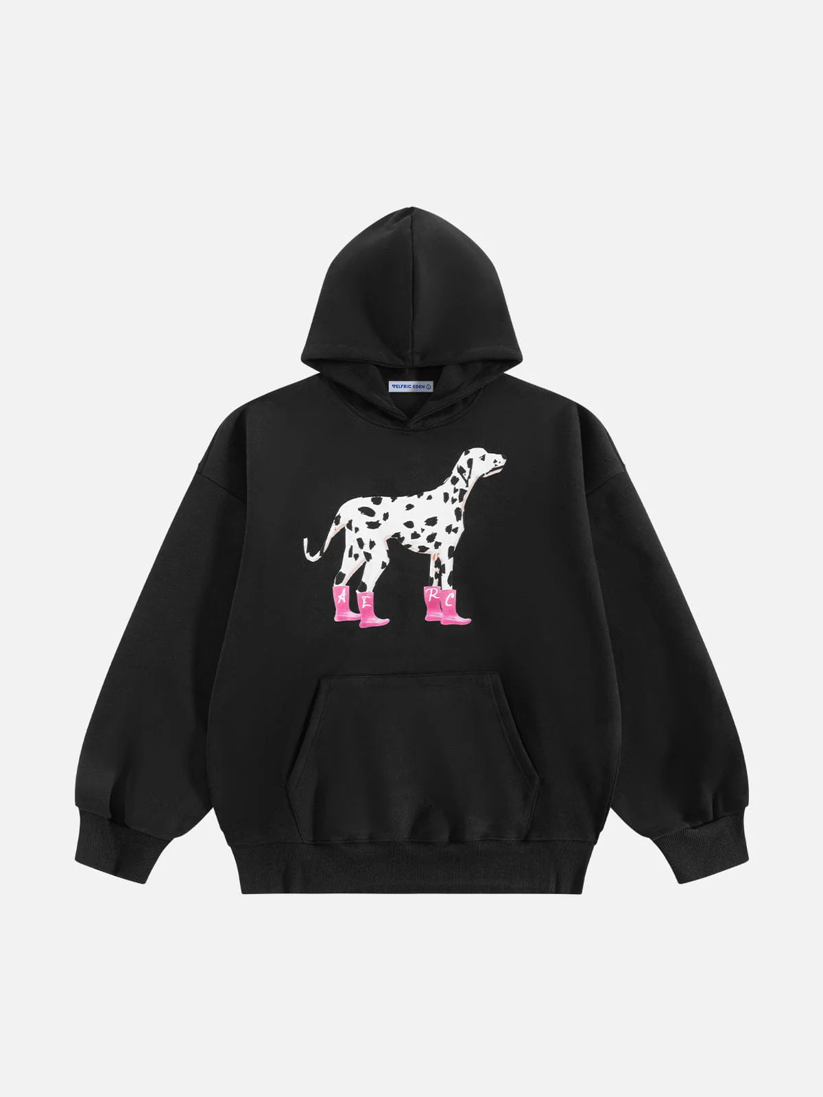 Aelfric Eden Dalmatian Pattern Pullover Hoodie - Image 2