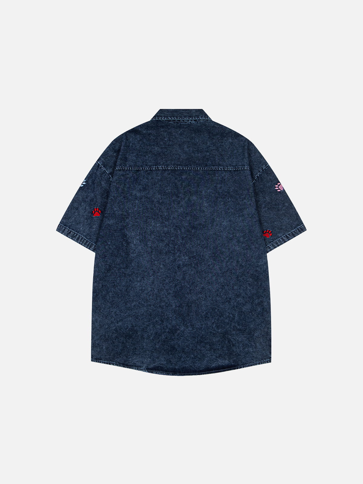 Aelfric Eden Dog Embroidery Short Sleeve Shirt - Image 3