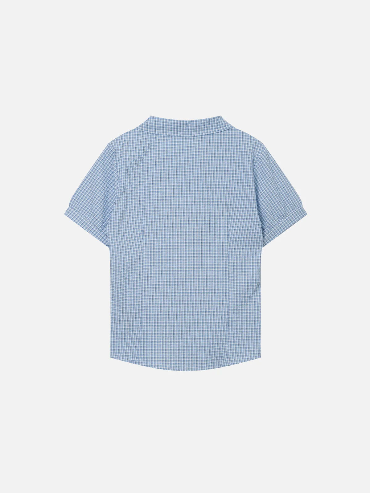 Aelfric Eden Embroidered Plaid Short Sleeve Shirt - Image 2