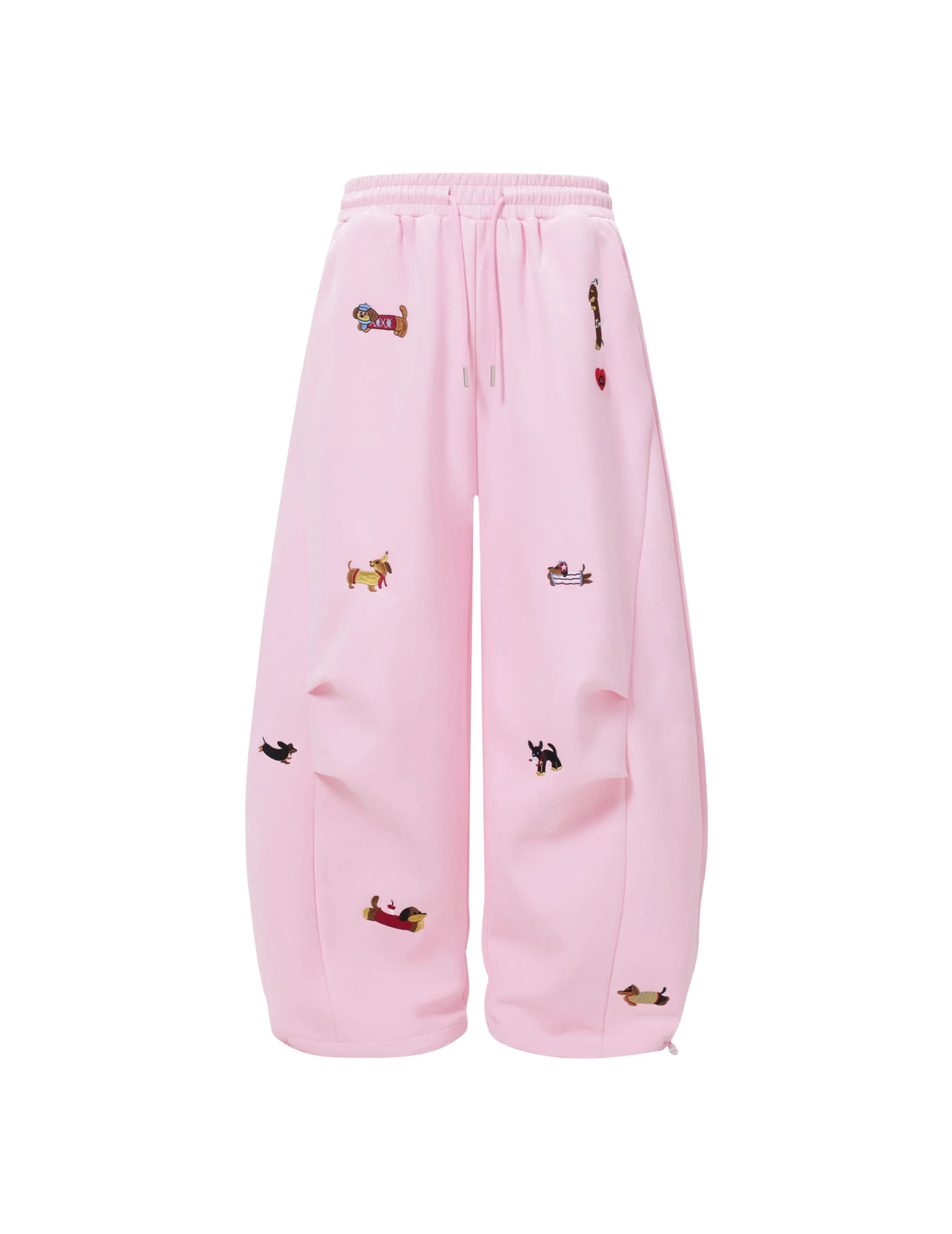 Aelfric Eden Embroidery Dog Baggy Barrel Sweatpants - Image 15