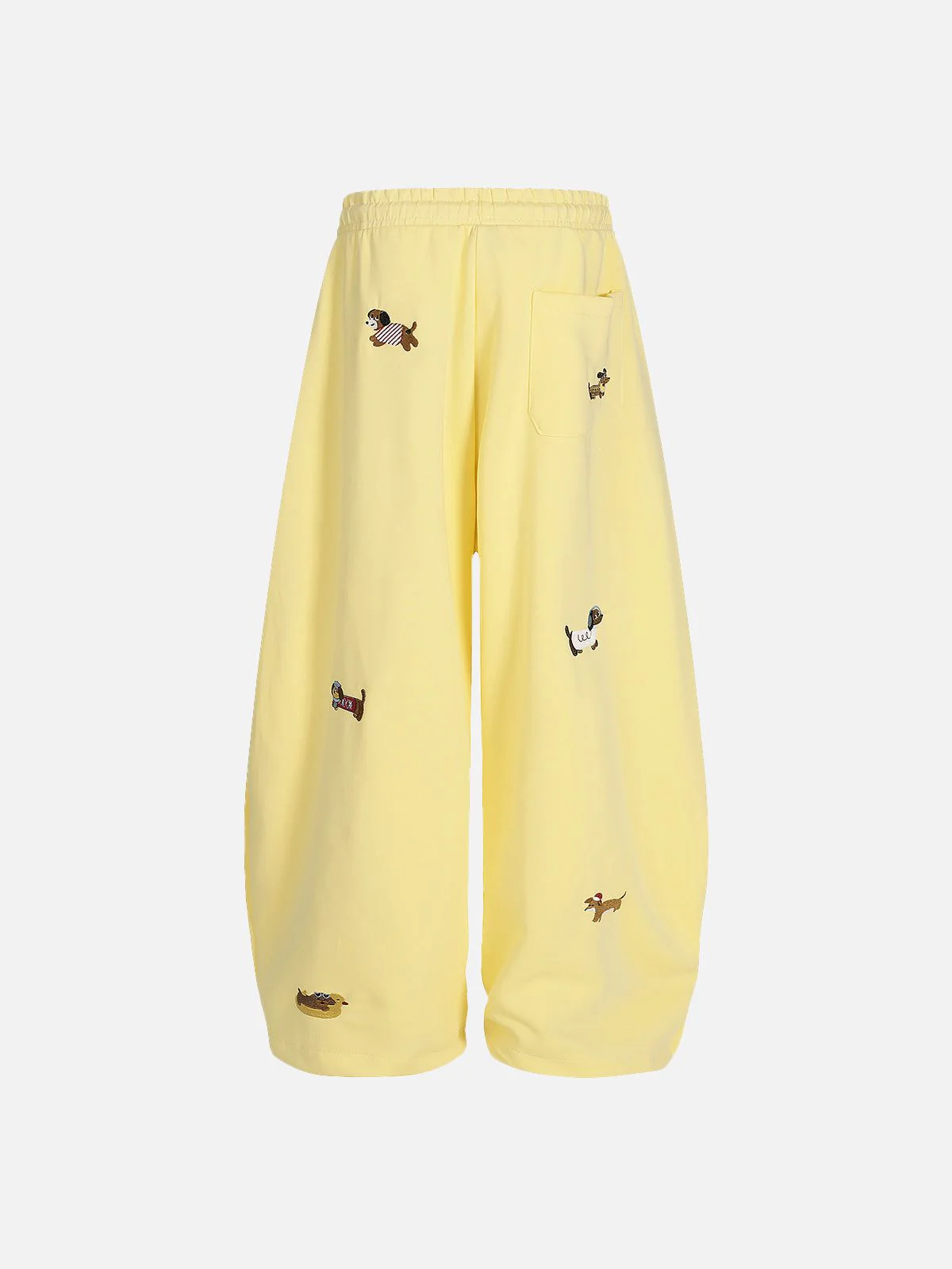 Aelfric Eden Embroidery Dog Baggy Barrel Sweatpants - Image 6