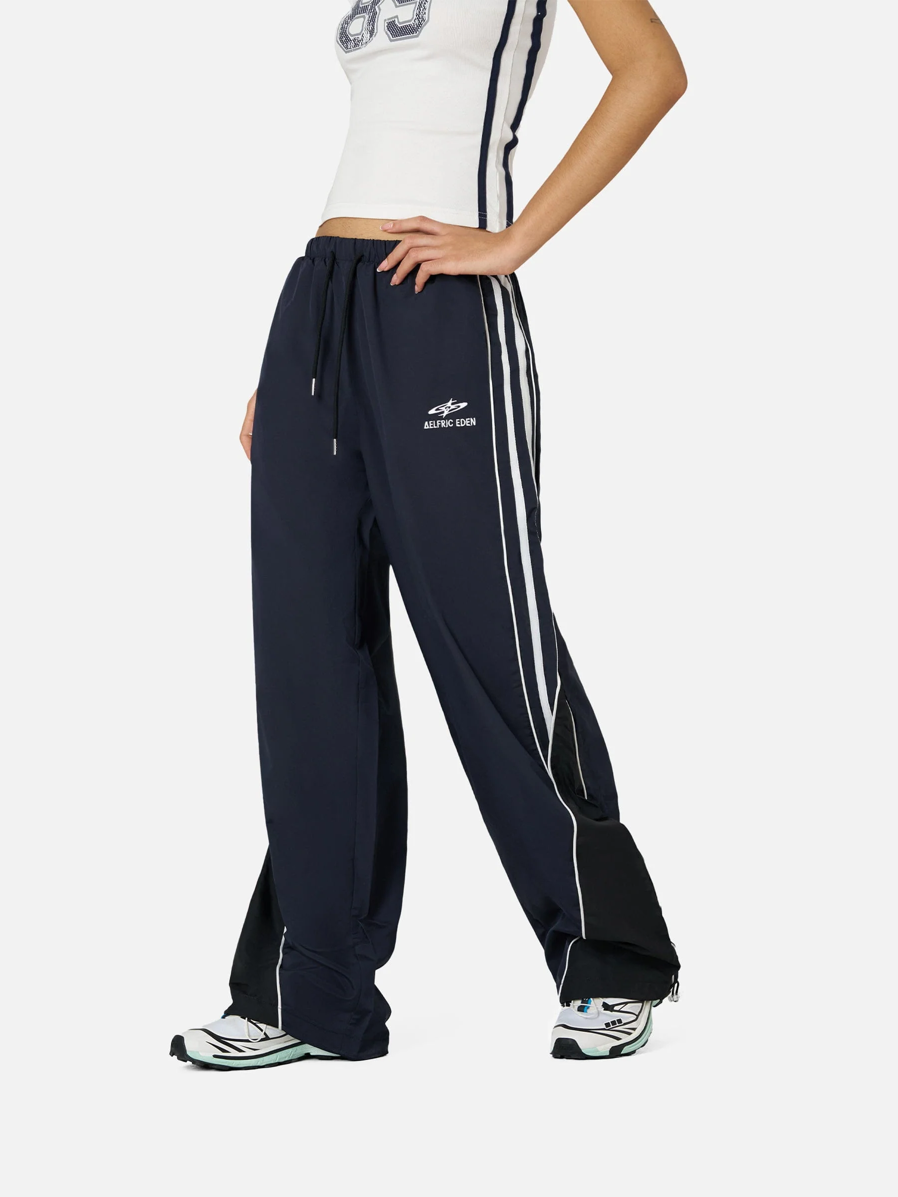 Aelfric Eden Contrast Side Baggy Track Pants - Image 3