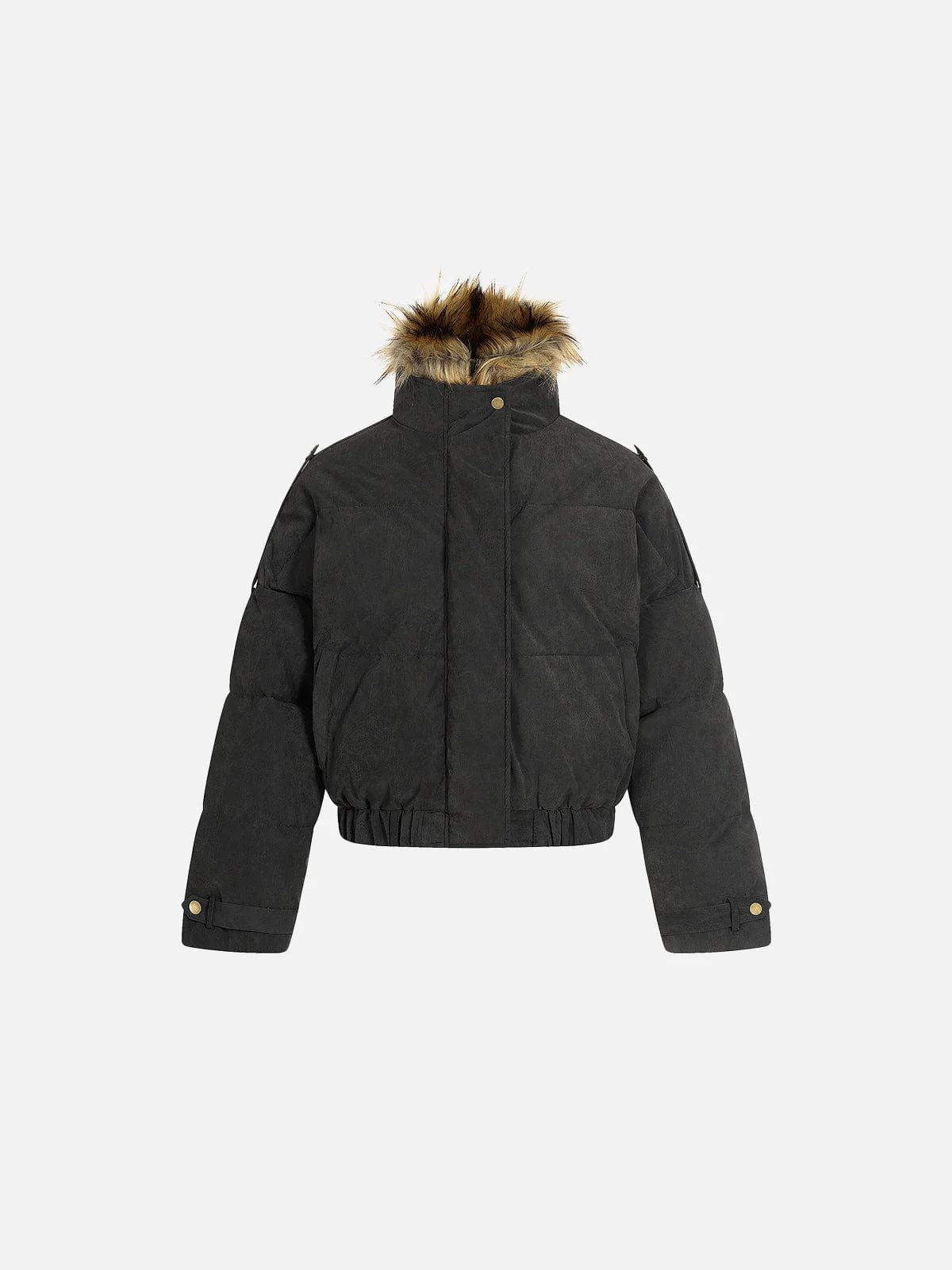 Aelfric Eden Faux Fur Two Layer Coat - Image 4