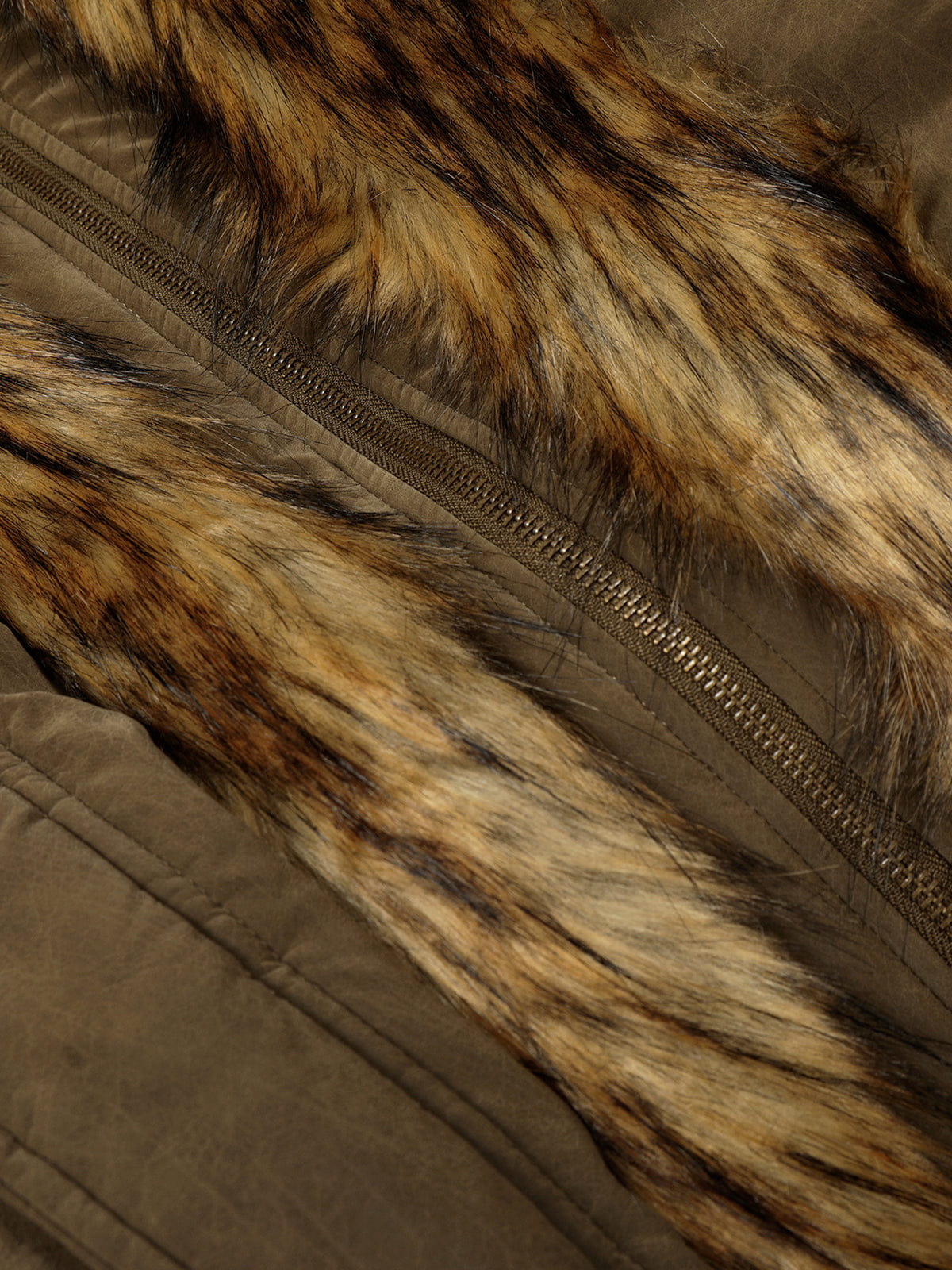 Aelfric Eden Faux Fur Two Layer Coat - Image 6