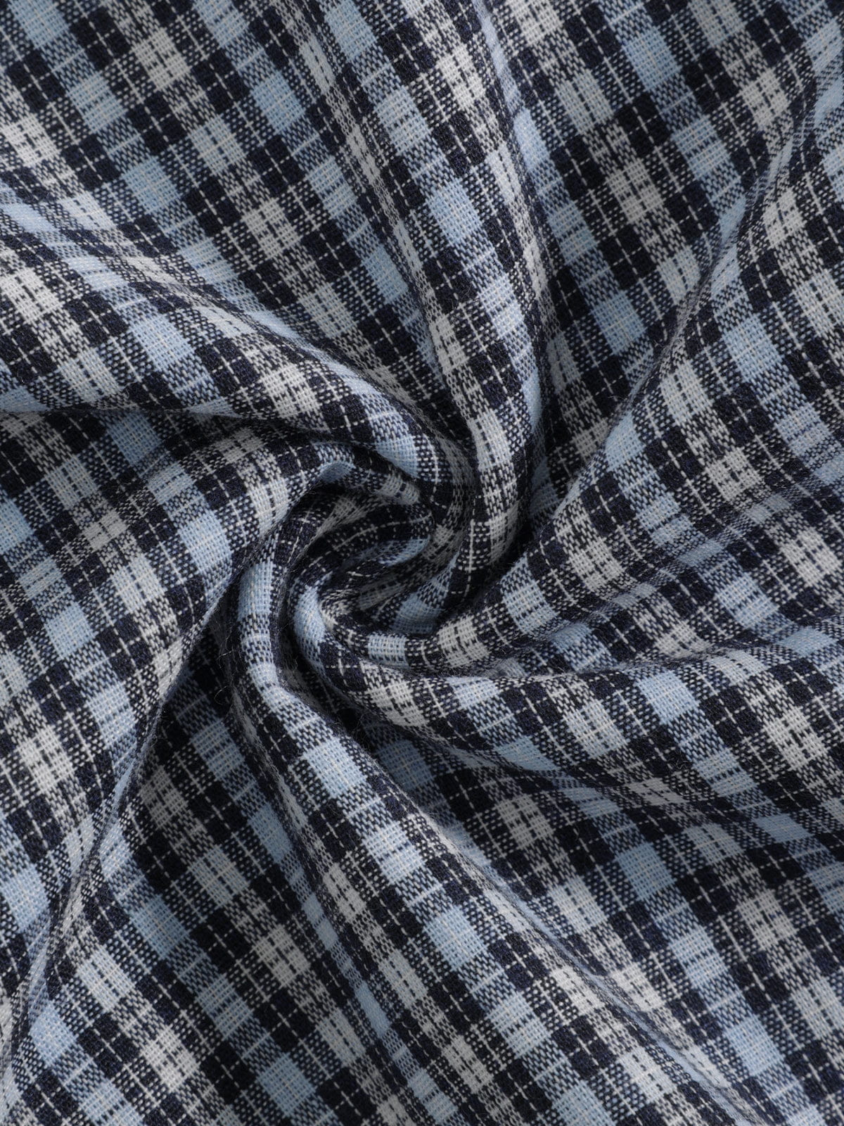 Aelfric Eden Faux Layered Plaid Long Sleeve Shirt - Image 6