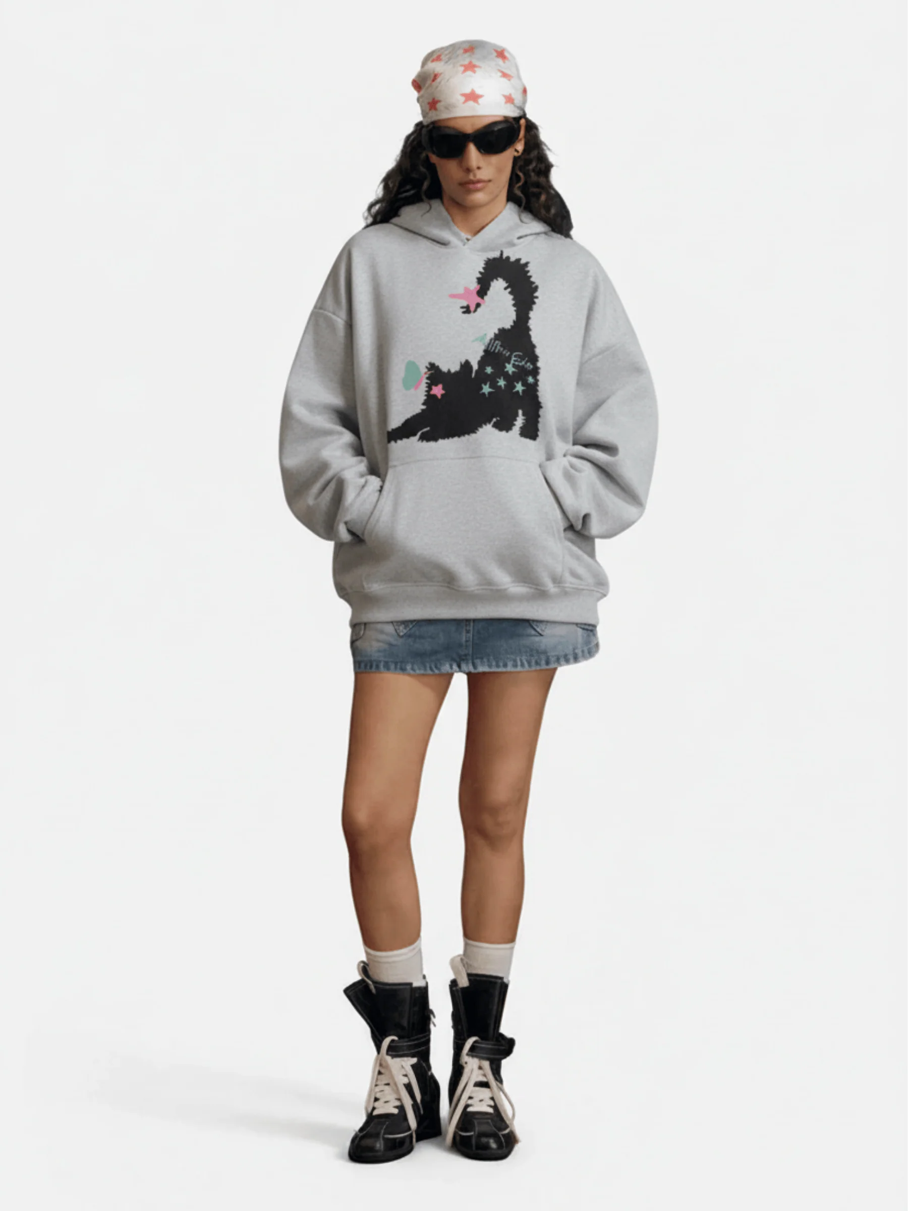 Aelfric Eden Cat Oversized Hoodie - Image 5