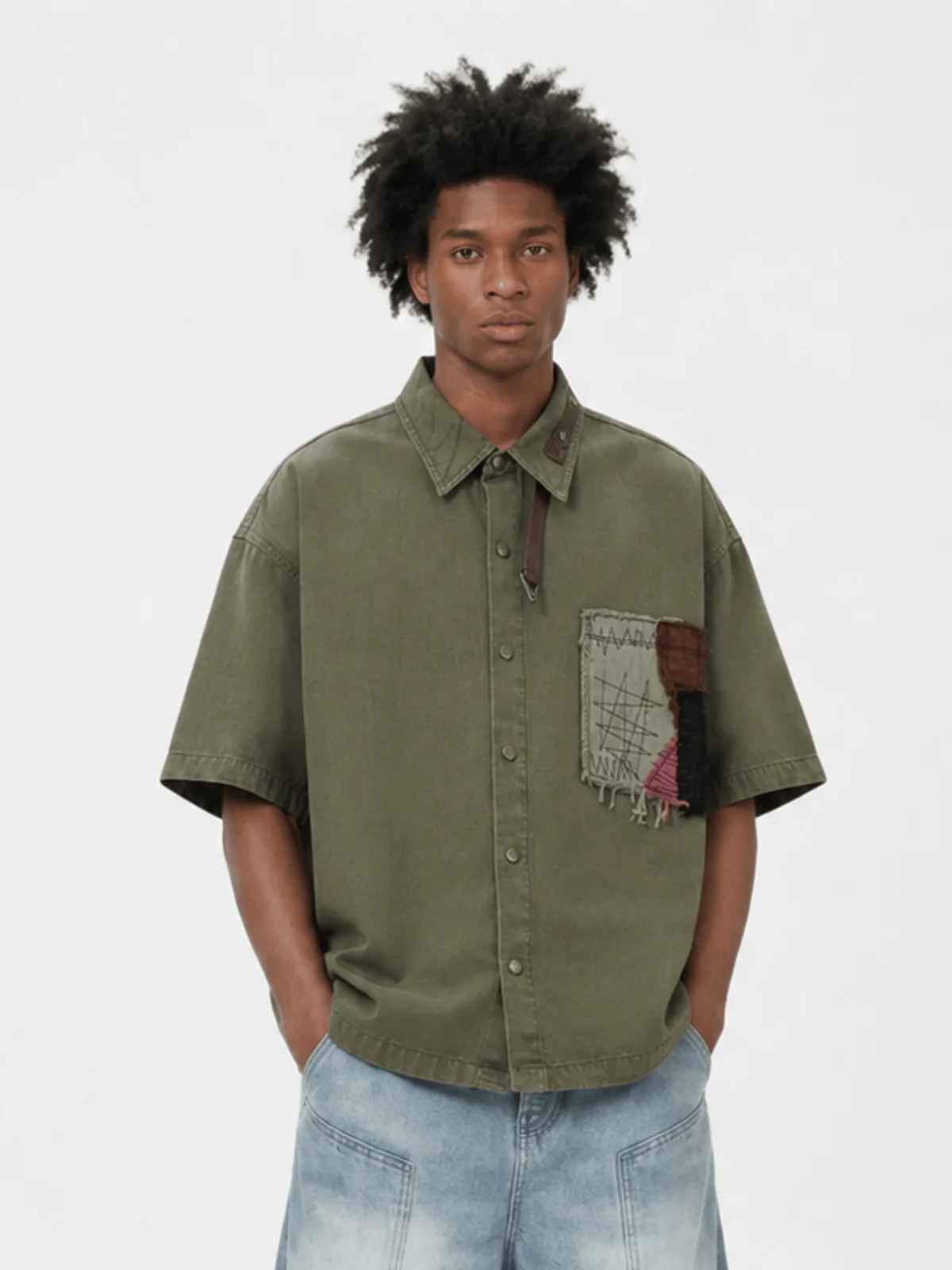 Aelfric Eden Patchwork Short Sleeve Shirt