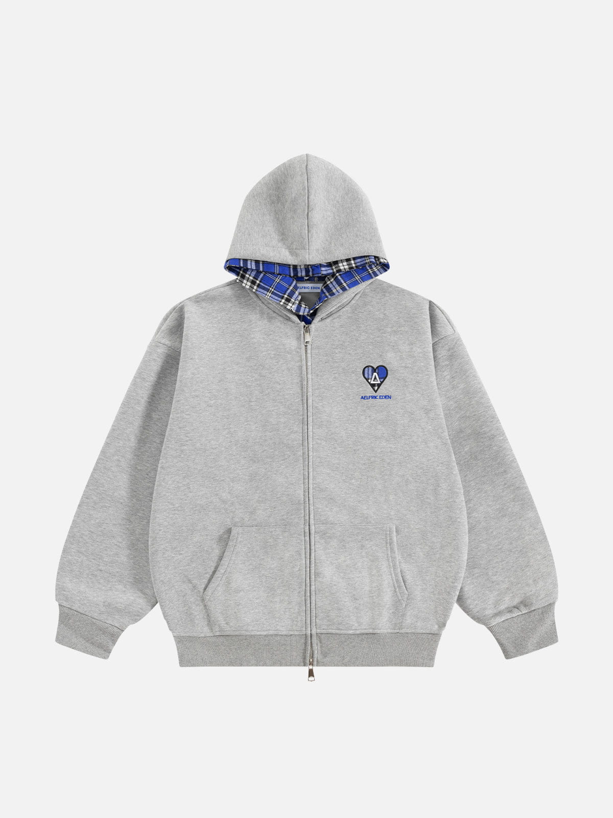 Aelfric Eden Oversized Plaid Hoodie - Image 6