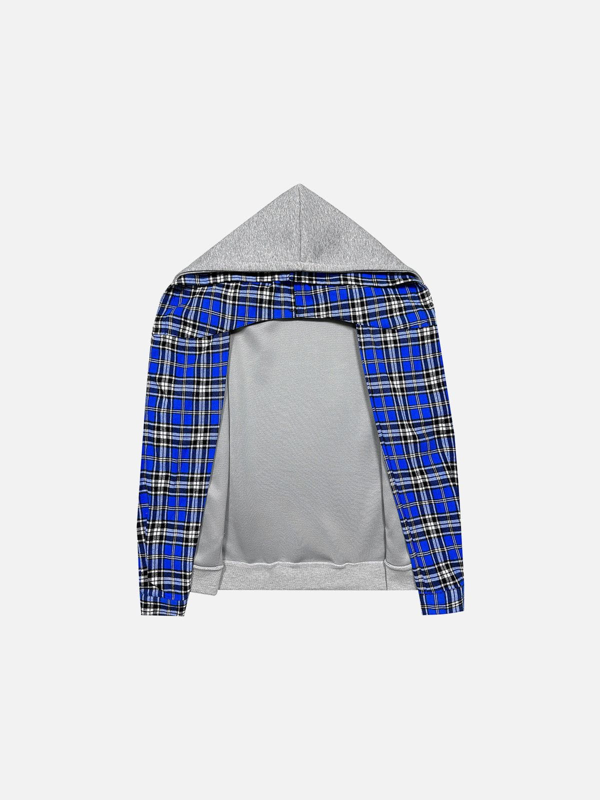Aelfric Eden Oversized Plaid Hoodie - Image 8