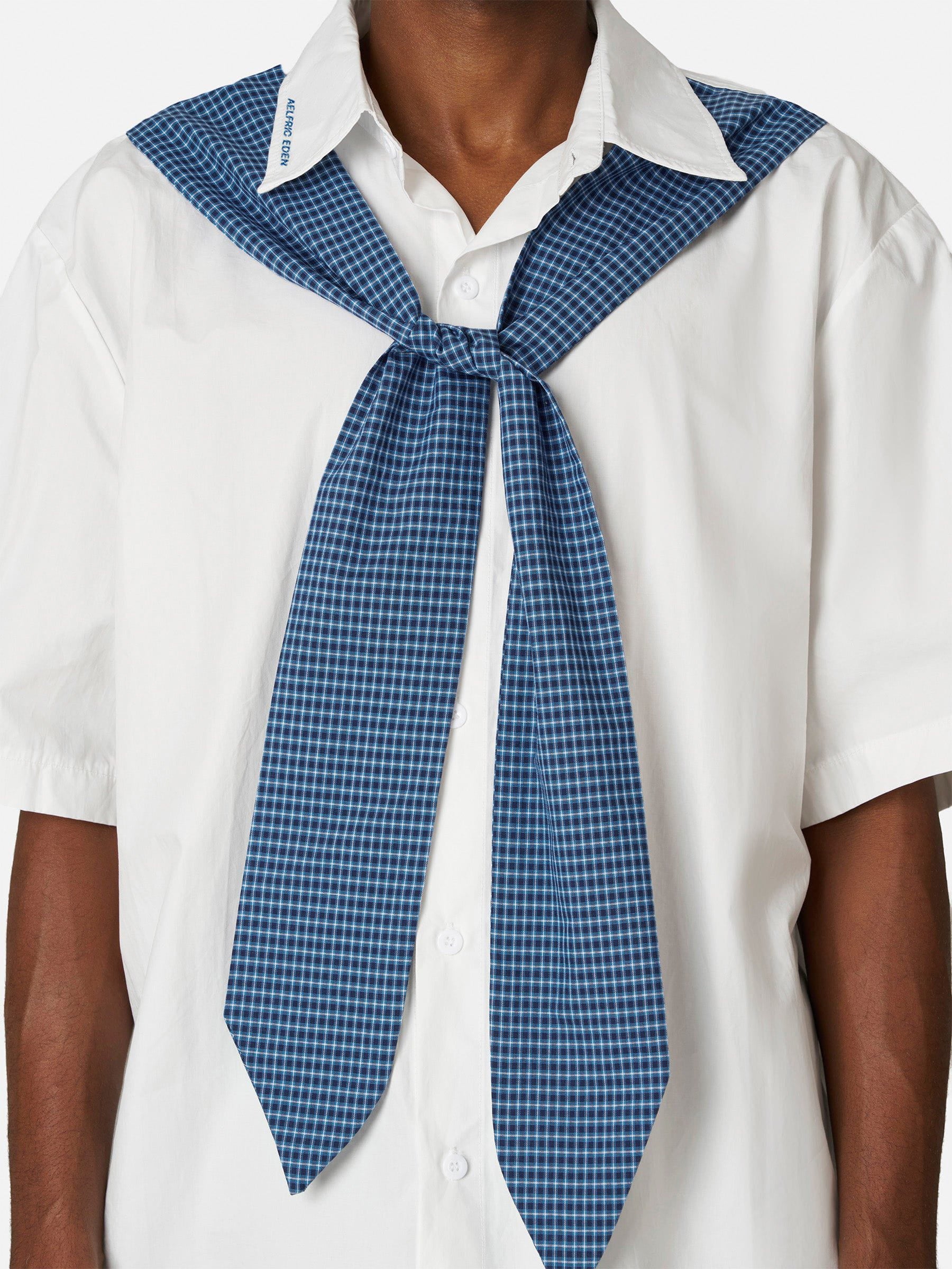 Aelfric Eden Plaid Necktie Shirt - Image 6