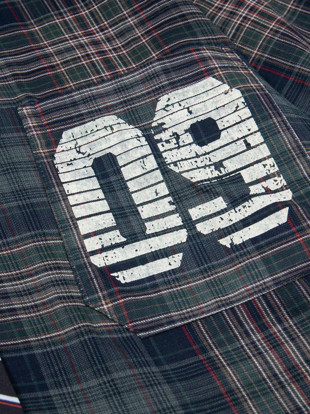 Aelfric Eden Plaid Tie 09  Graphic Shirt - Image 5