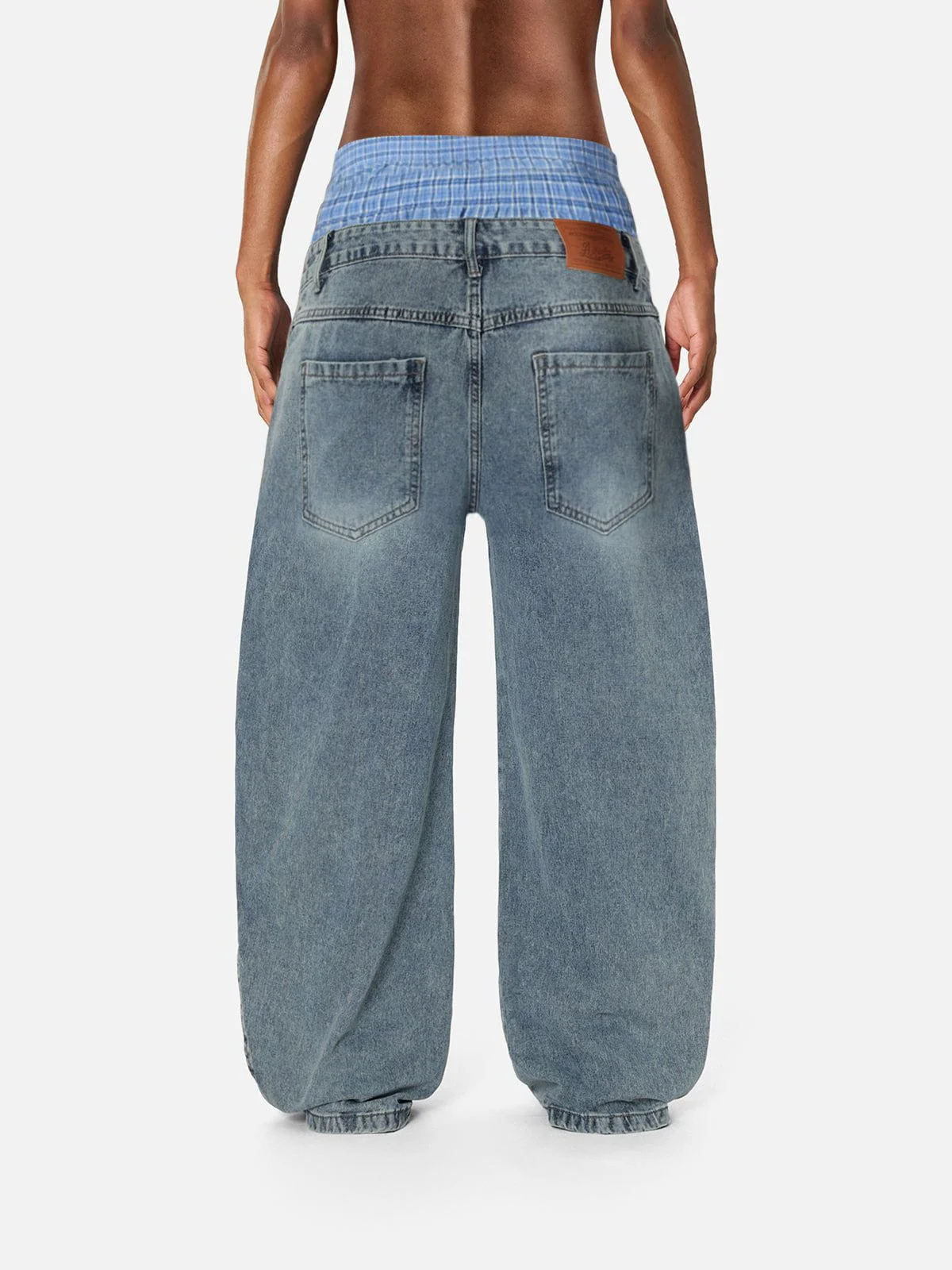 Aelfric Eden Double Waist Baggy Jeans - Image 8