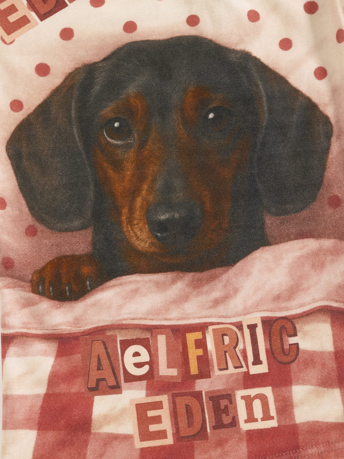 Aelfric Eden Polka Dot Dachshund Off-the-Shoulder Tee - Image 5