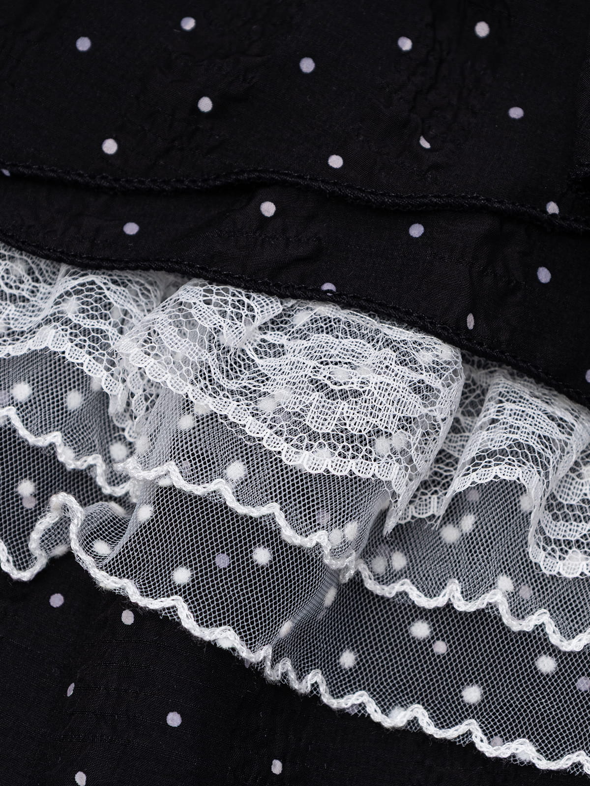 Aelfric Eden Polka Dot Lace Ruffle Skirt - Image 4