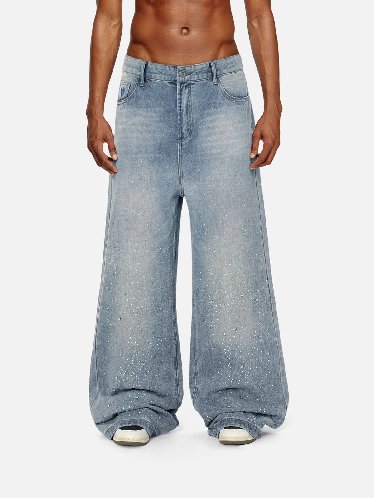 Aelfric Eden Rhinestone Baggy Jeans - Image 3