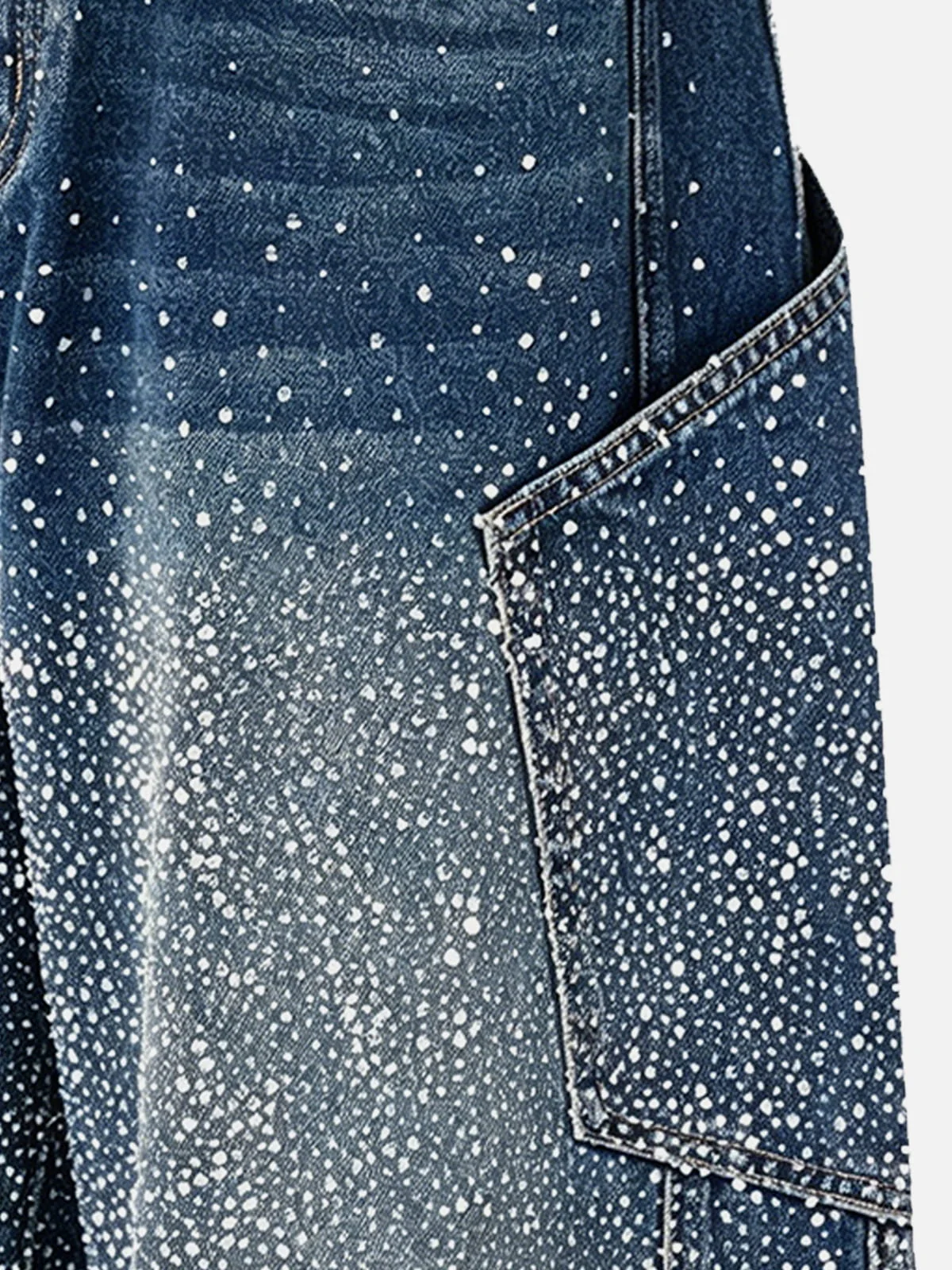 Aelfric Eden Rhinestone Baggy Barrel Jeans - Image 3