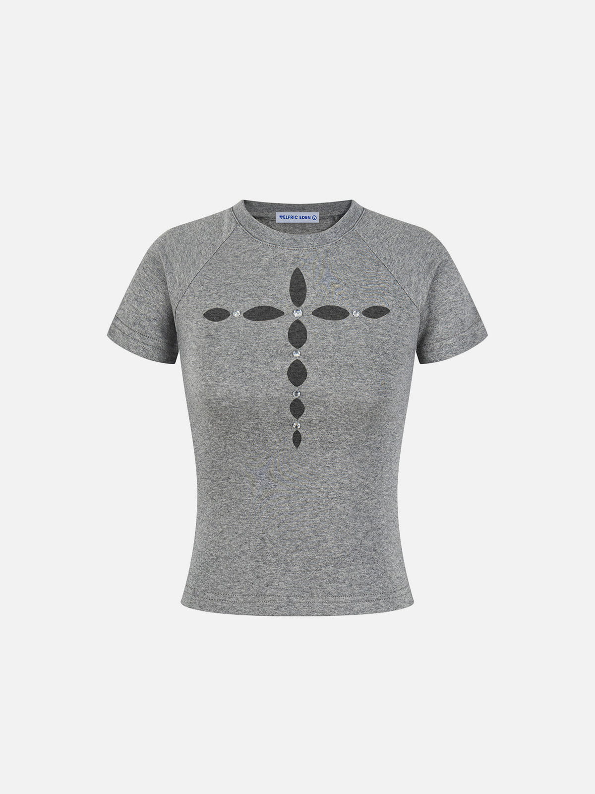 Aelfric Eden Rhinestone Cross Baby Tee - Image 2