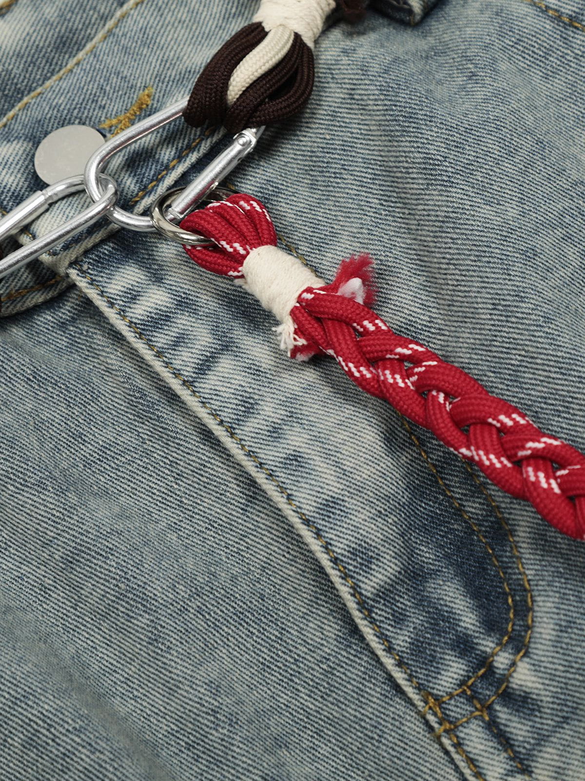 Aelfric Eden Rope Washed Baggy Barrel Jeans - Image 6