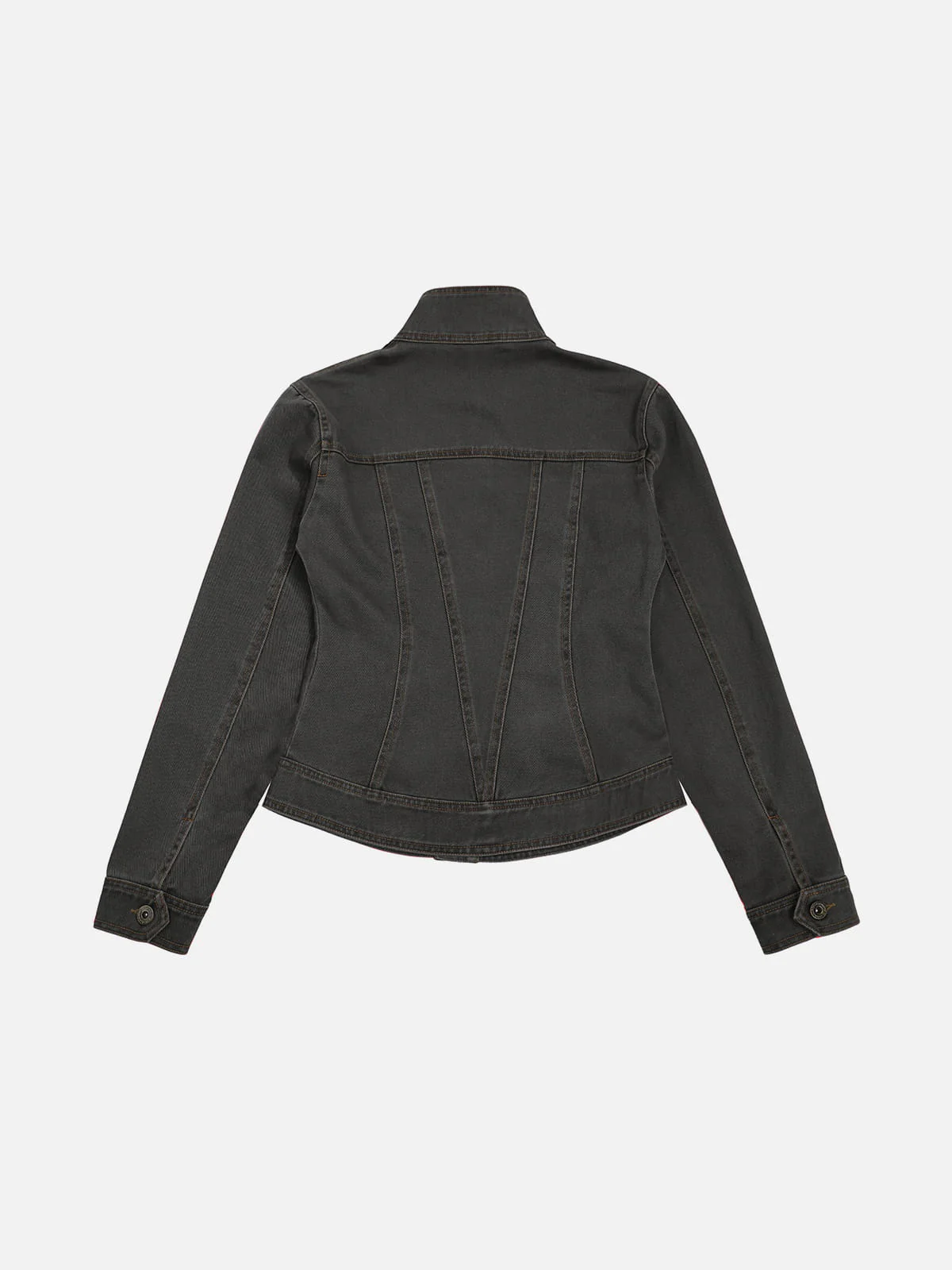 Aelfric Eden Stand Collar Denim Jacket - Image 4