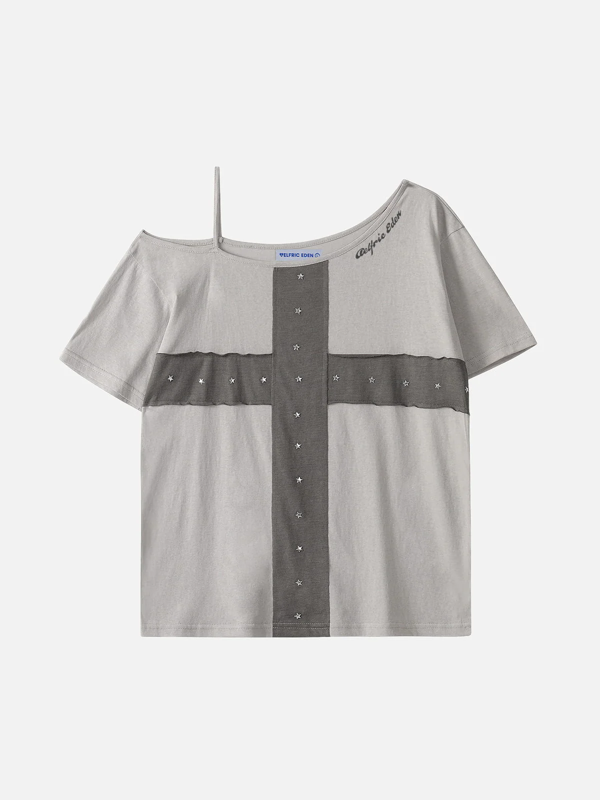 Aelfric Eden Star Panel Off-The-Shoulder Tee - Image 4