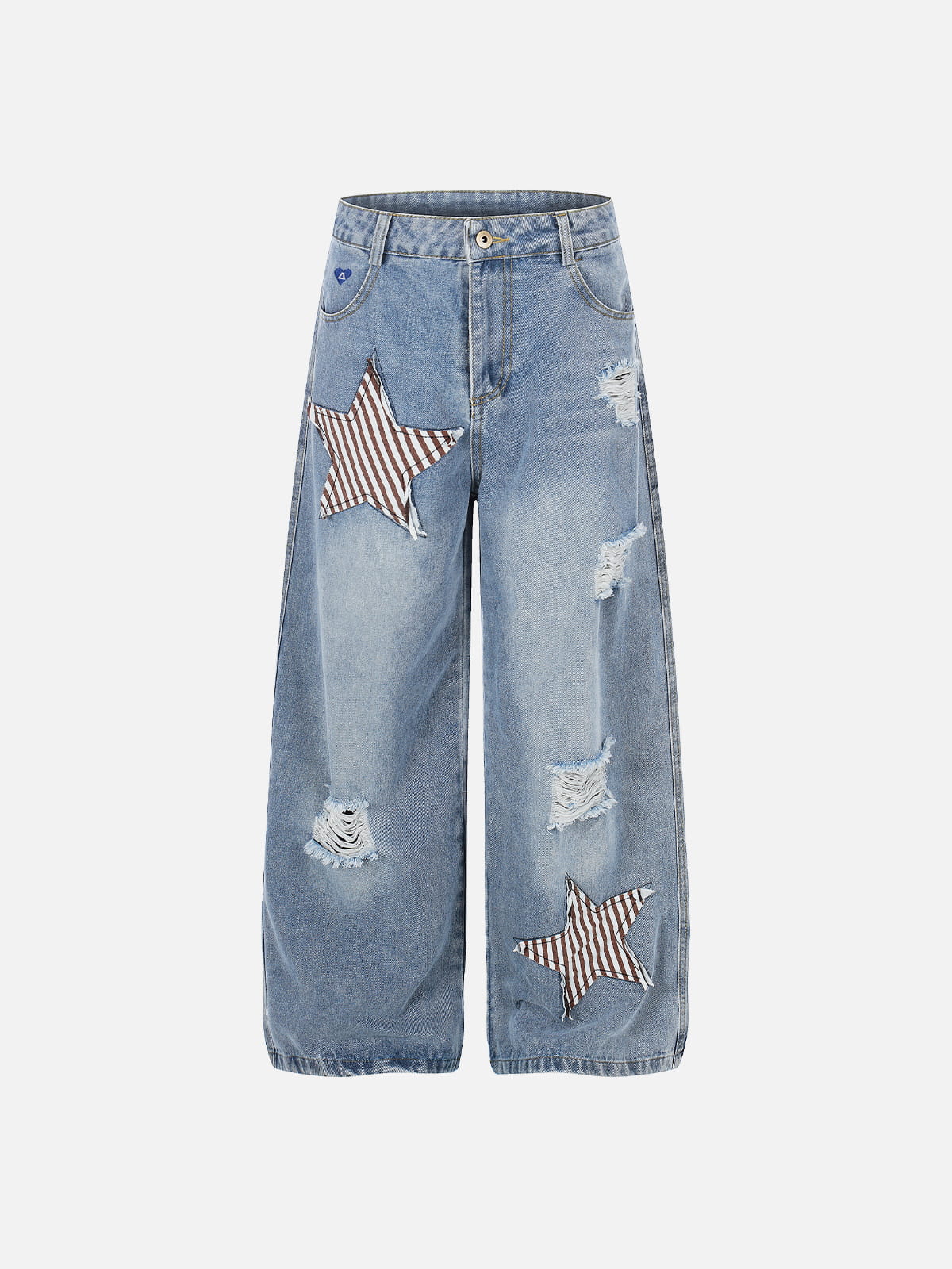 Aelfric Eden Star Patch Jeans - Image 3
