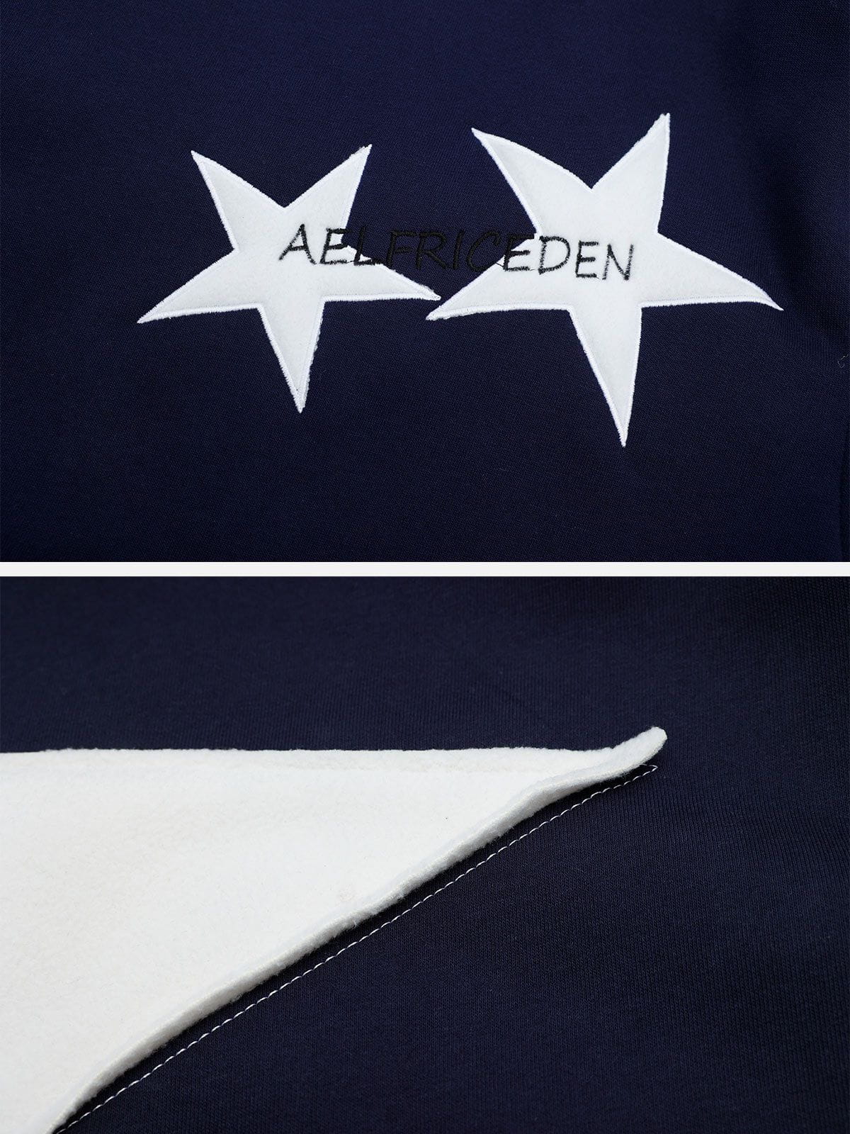 Aelfric Eden Star Color Contrast Hoodie - Image 9