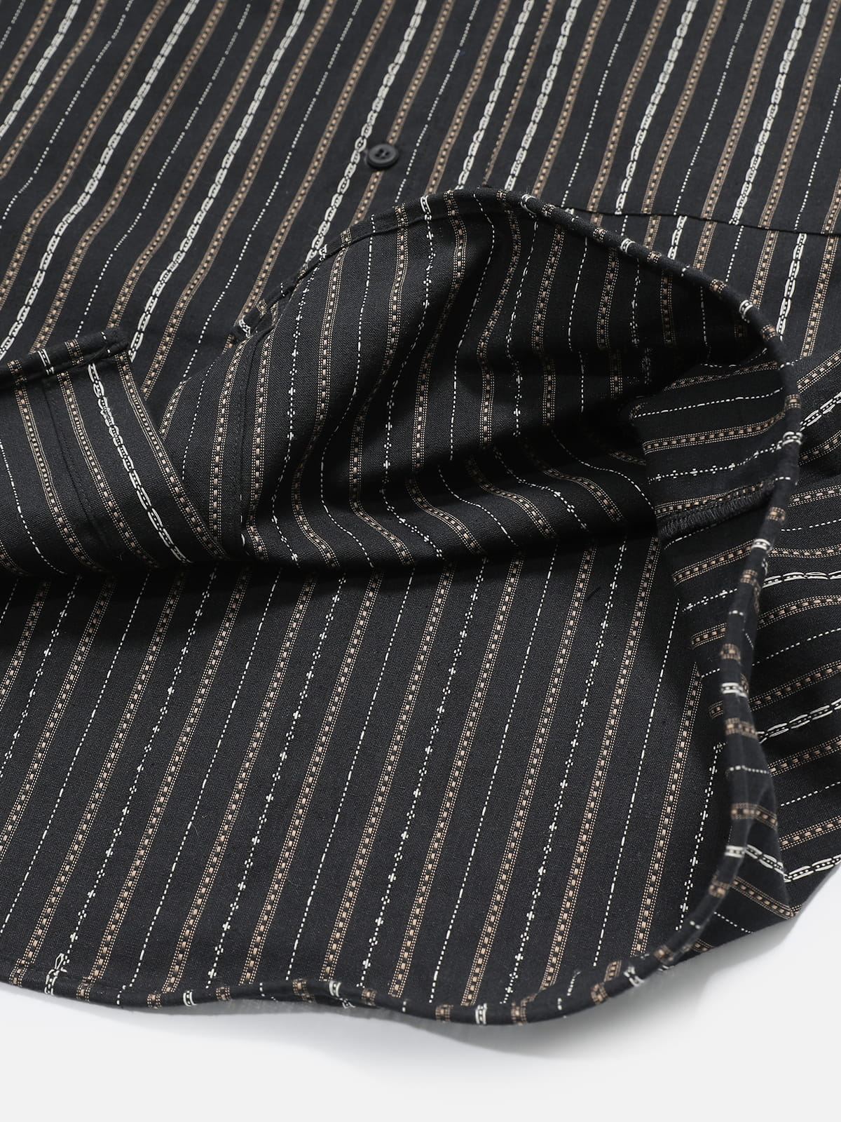 Aelfric Eden Striped Short Sleeve Shirt - Image 7