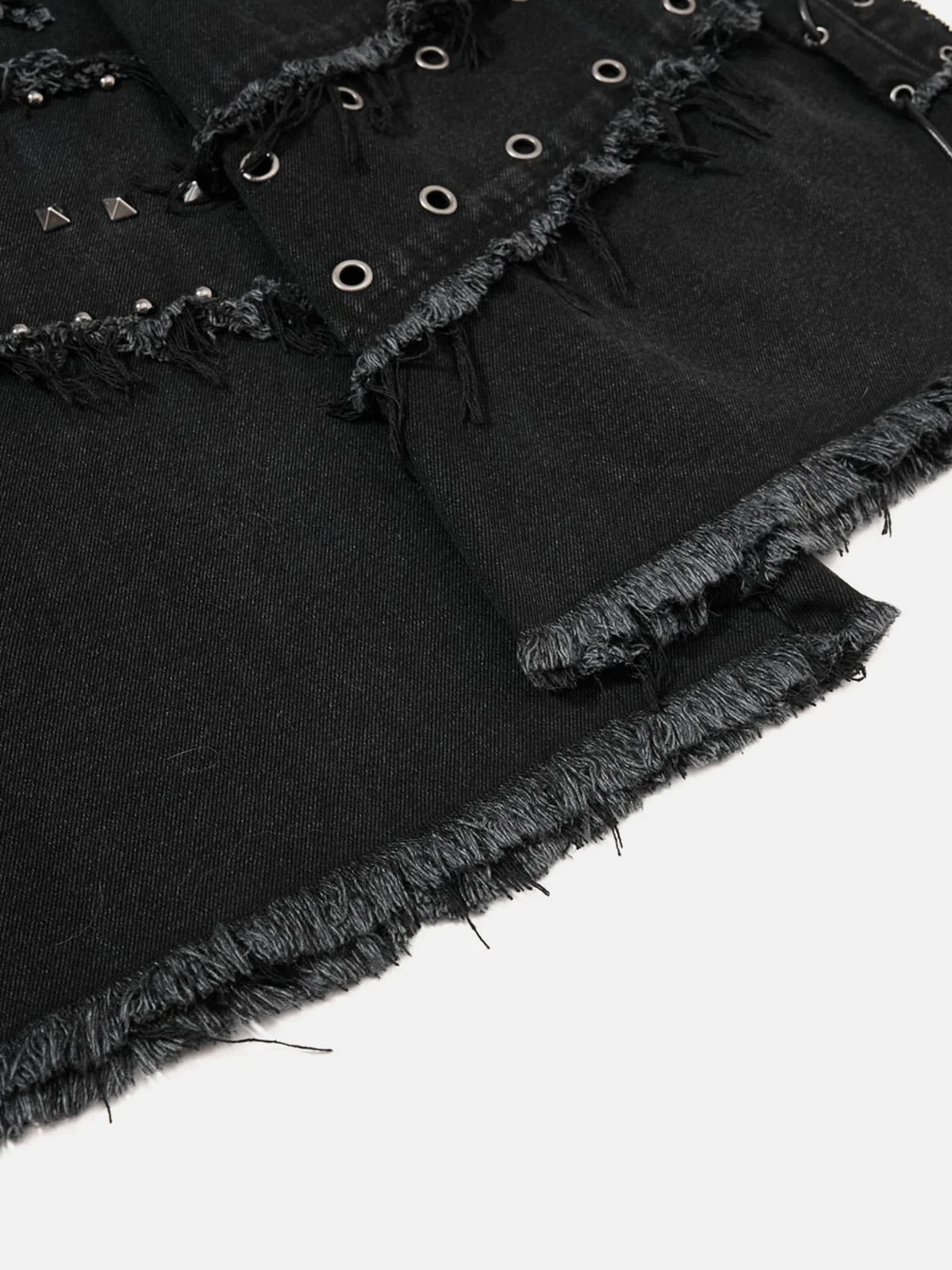 Aelfric Eden Studded Distressed Bootcut Jeans - Image 6