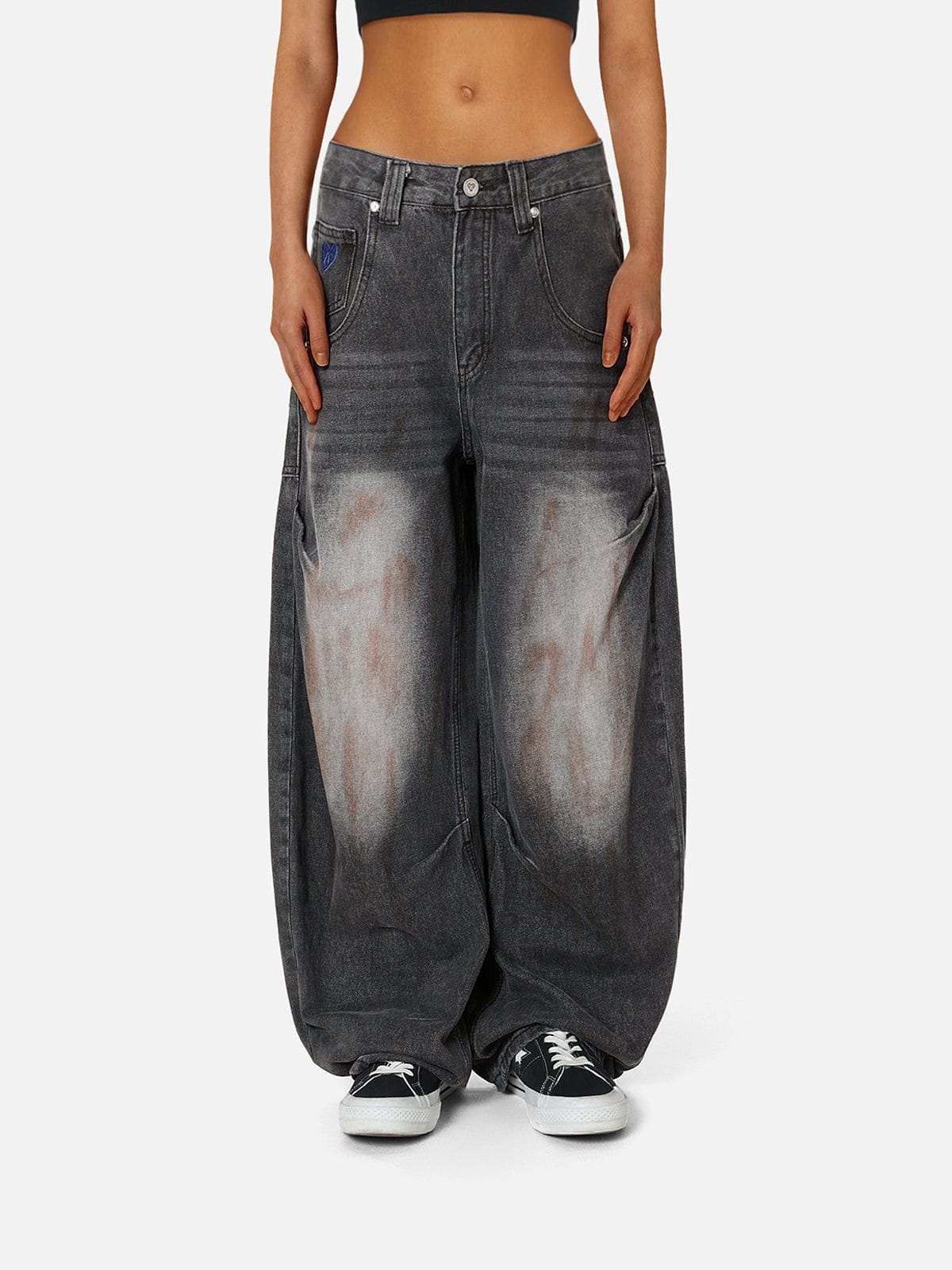 Aelfric Eden Super Baggy Barrel Jeans - Image 3