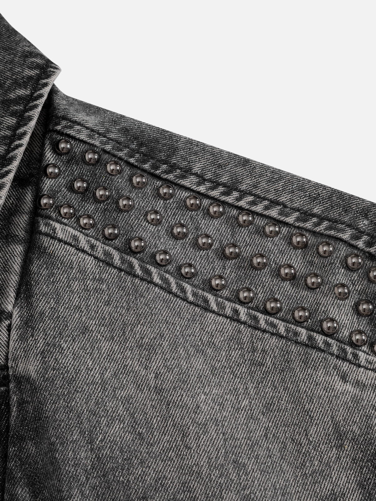 Aelfric Eden Super Boxy Fireman Clasp Denim Vest - Image 8