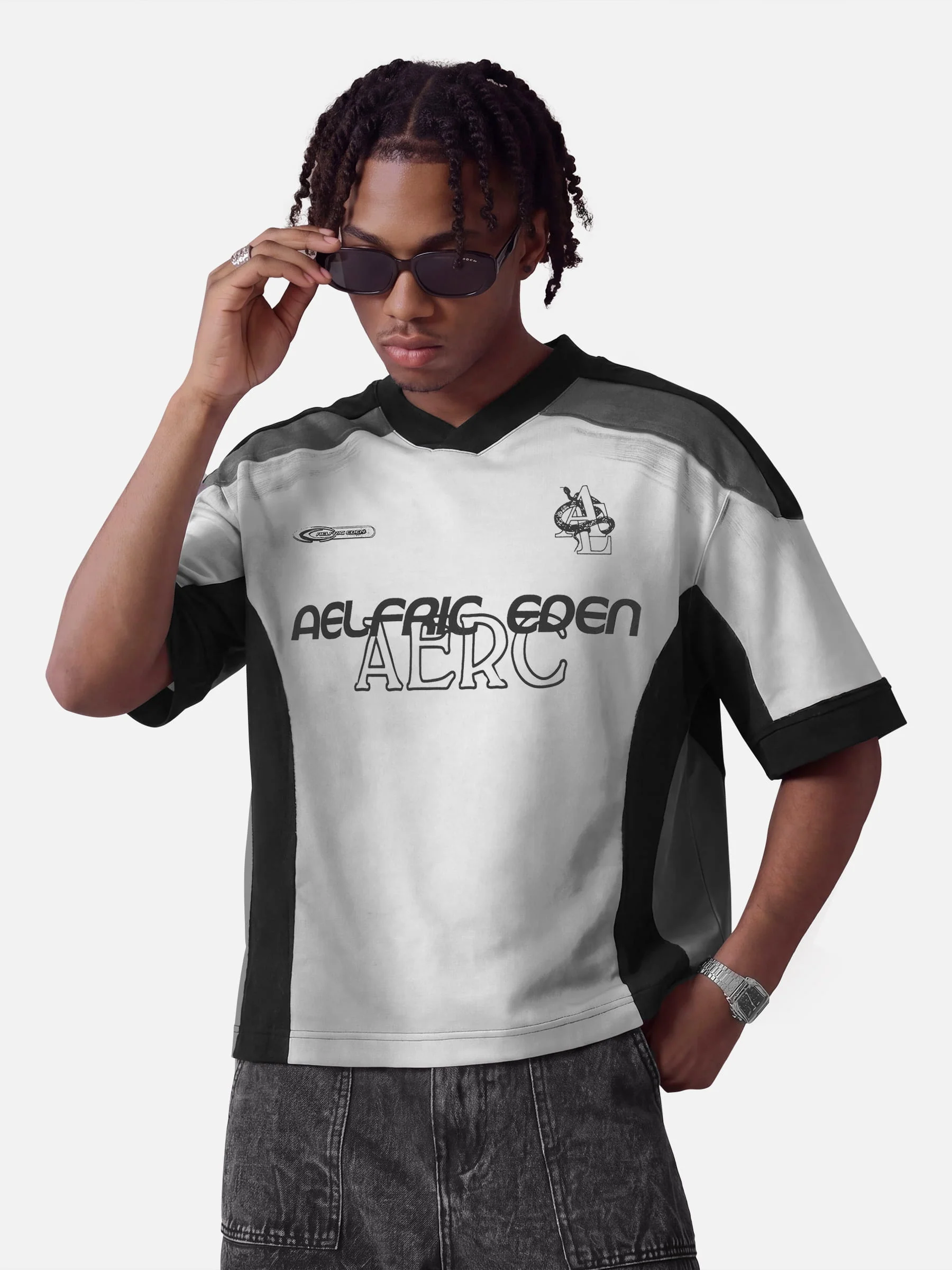 Aelfric Eden Super Boxy Panel Jersey Tee - Image 5