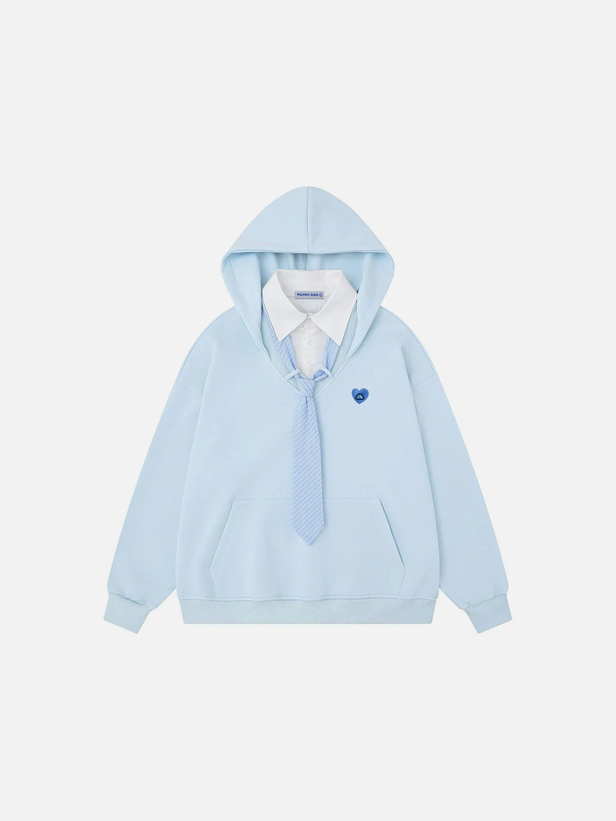 Aelfric Eden Tie Layered Pullover Hoodie - Image 3