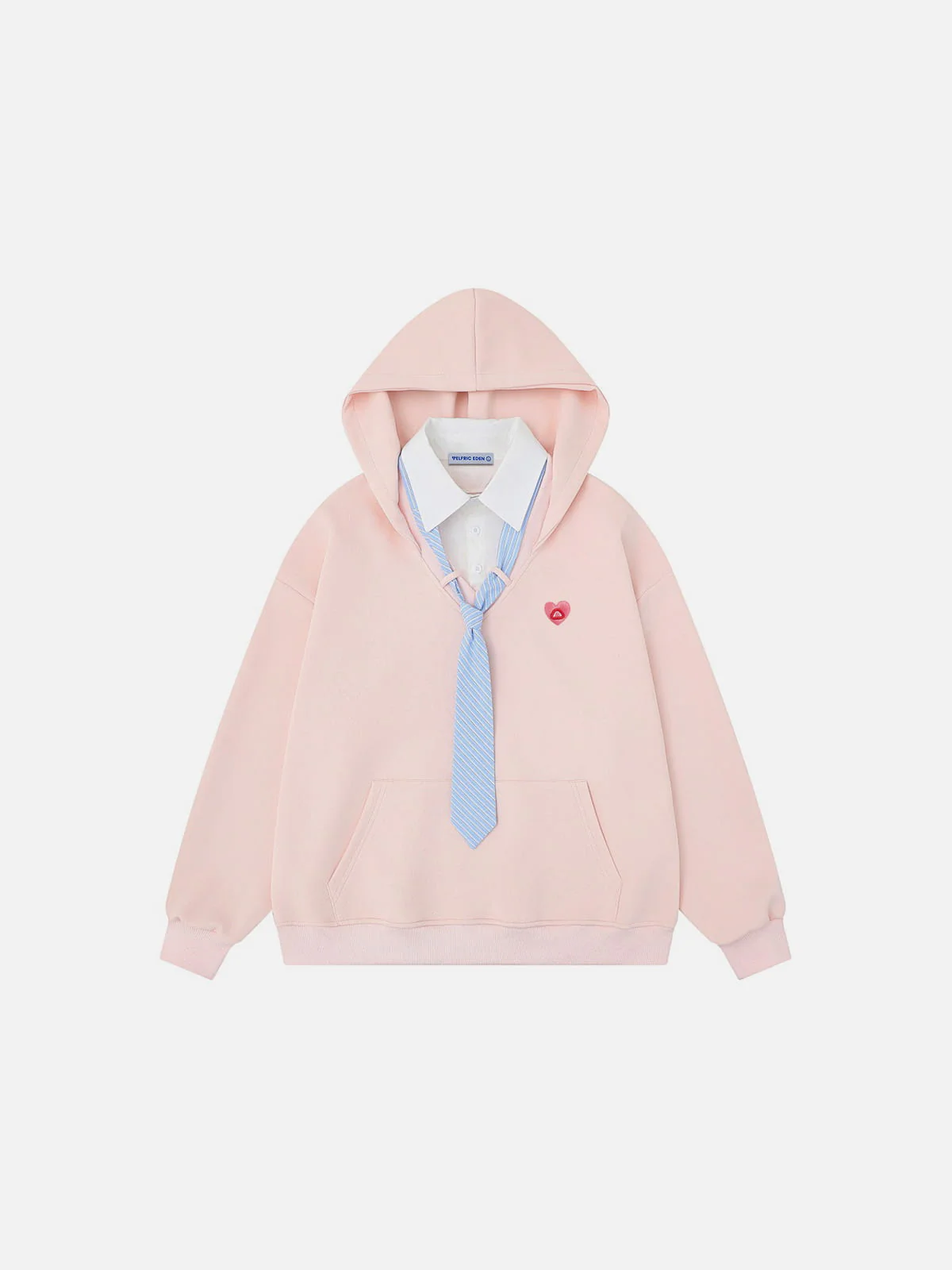 Aelfric Eden Tie Layered Pullover Hoodie - Image 4