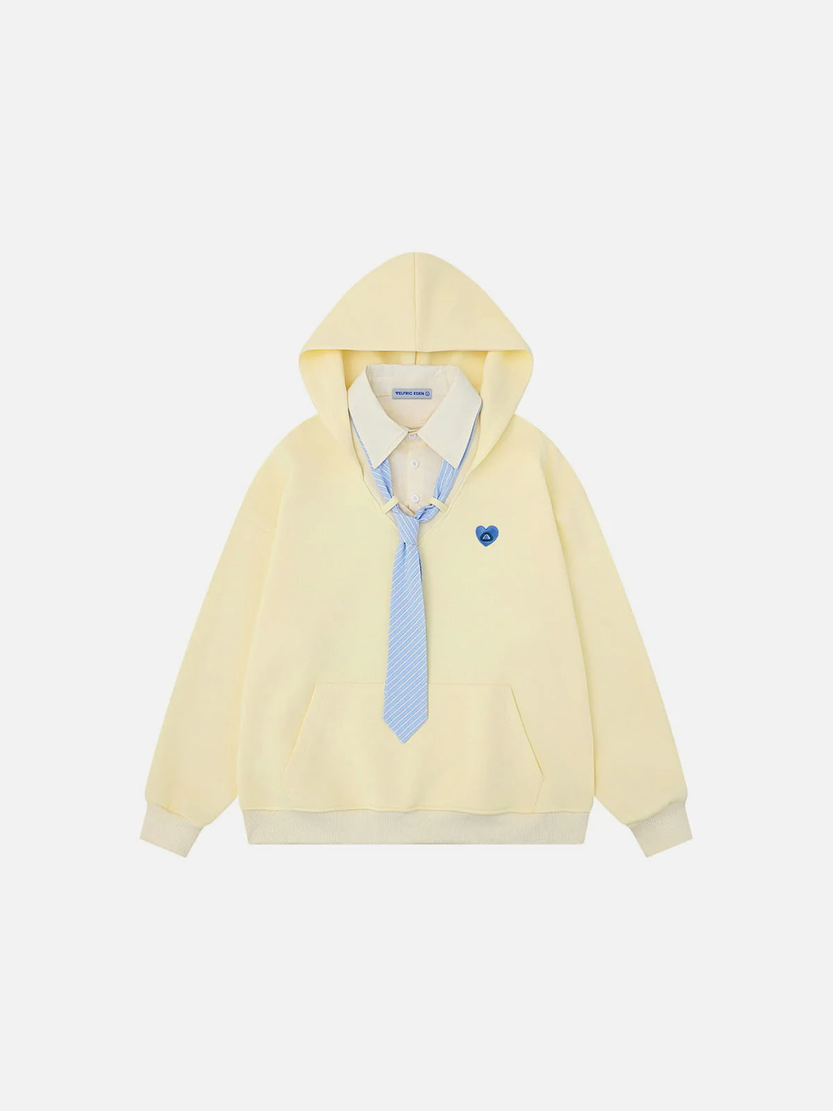 Aelfric Eden Tie Layered Pullover Hoodie - Image 5