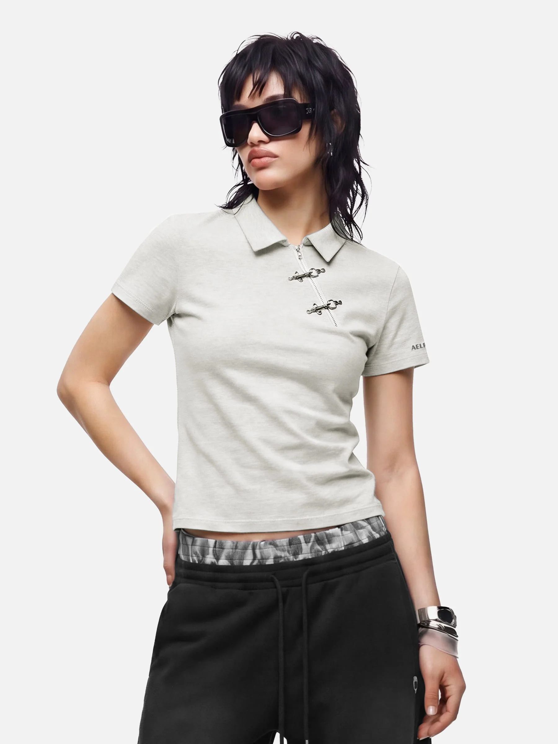Aelfric Eden Fireman Clasp Polo Tee - Image 4
