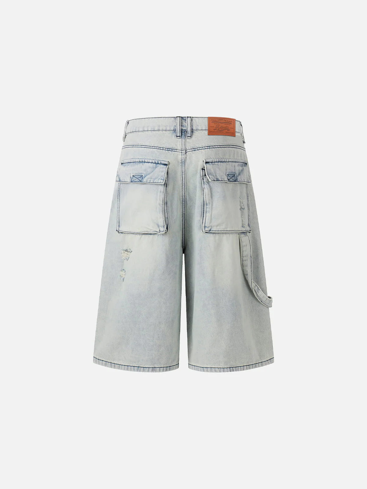 Aelfric Eden Washed Multi Pocket Longline Jorts - Image 2
