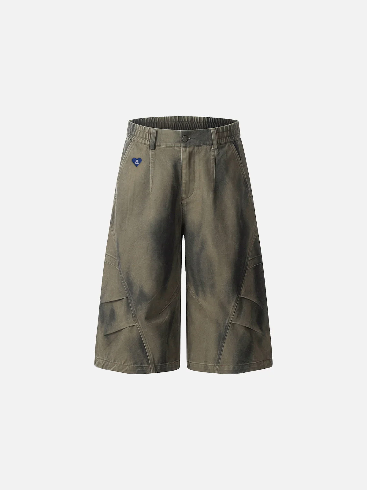 Aelfric Eden Washed Panel Longline Shorts