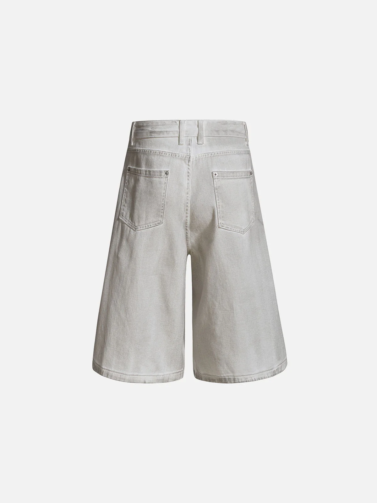 Aelfric Eden Washed Patch Longline Jorts - Image 2
